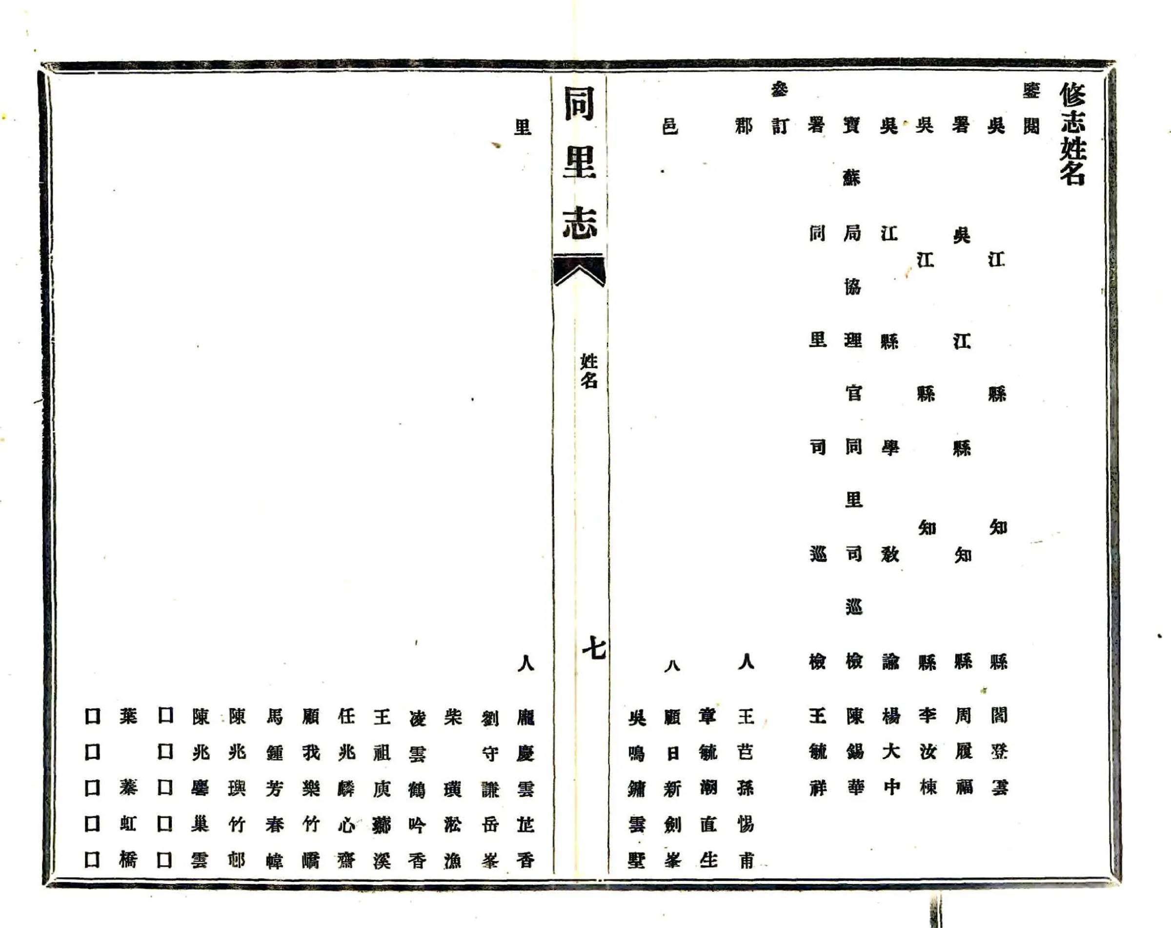 同里志（嘉庆 民国铅印本） 在线预览第8页