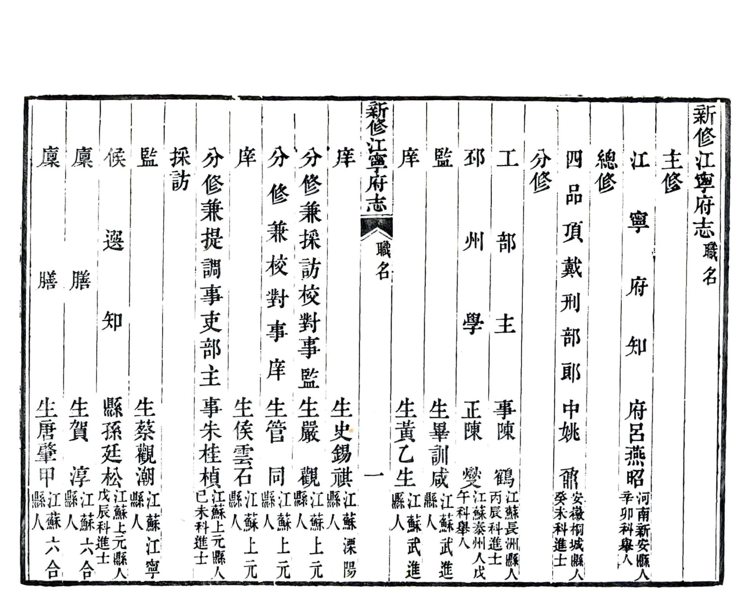 新修江宁府志（嘉庆） 在线预览第7页
