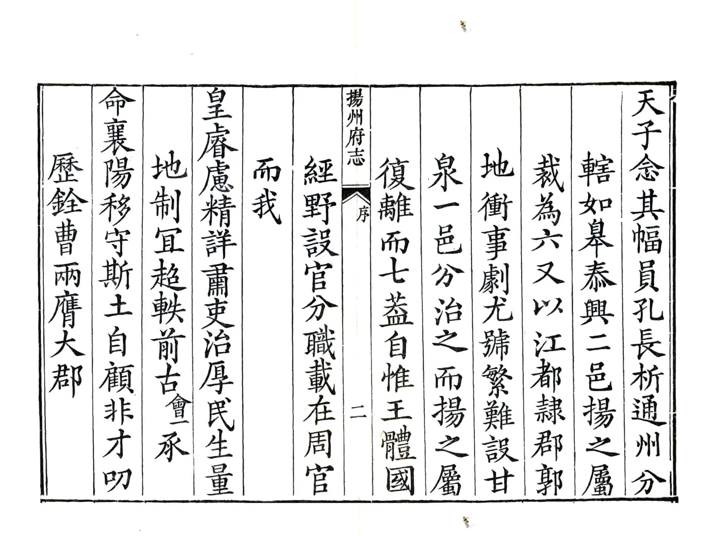 扬州府志（雍正） 在线预览第2页