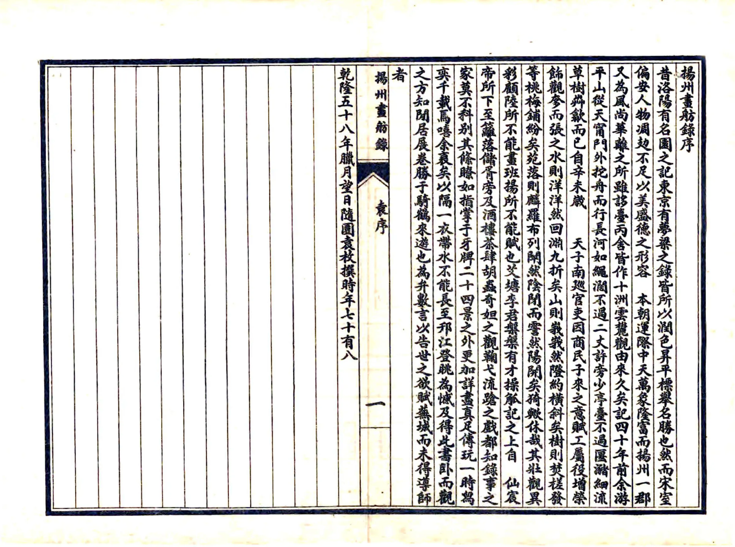 扬州画舫录（乾隆 民国石印本） 在线预览第3页