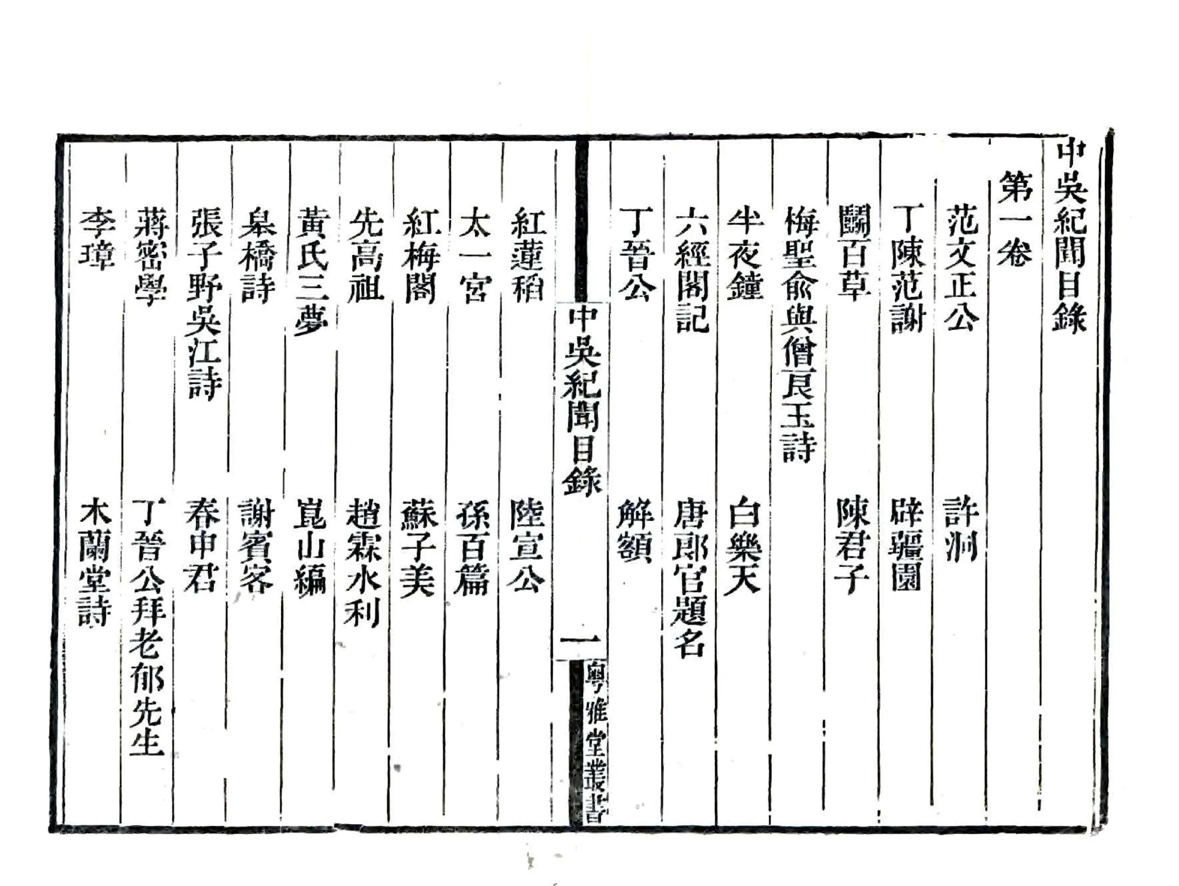 中吴纪闻（宋淳熙 道光刻本） 在线预览第4页