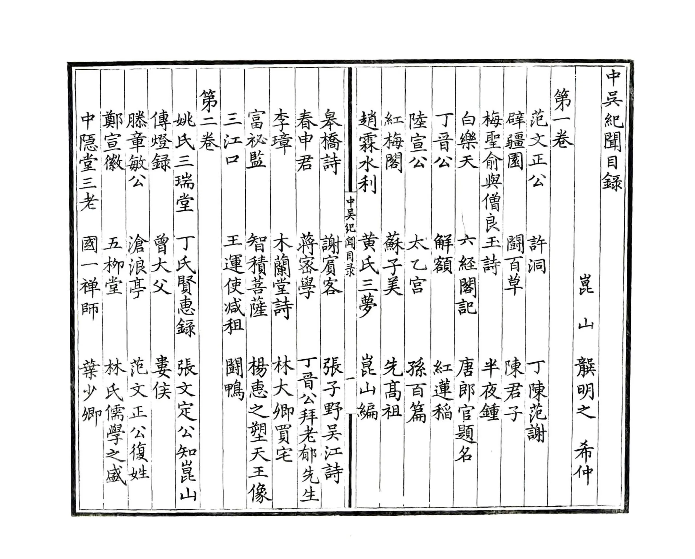 中吴纪闻（宋淳熙 民国刻本） 在线预览第5页