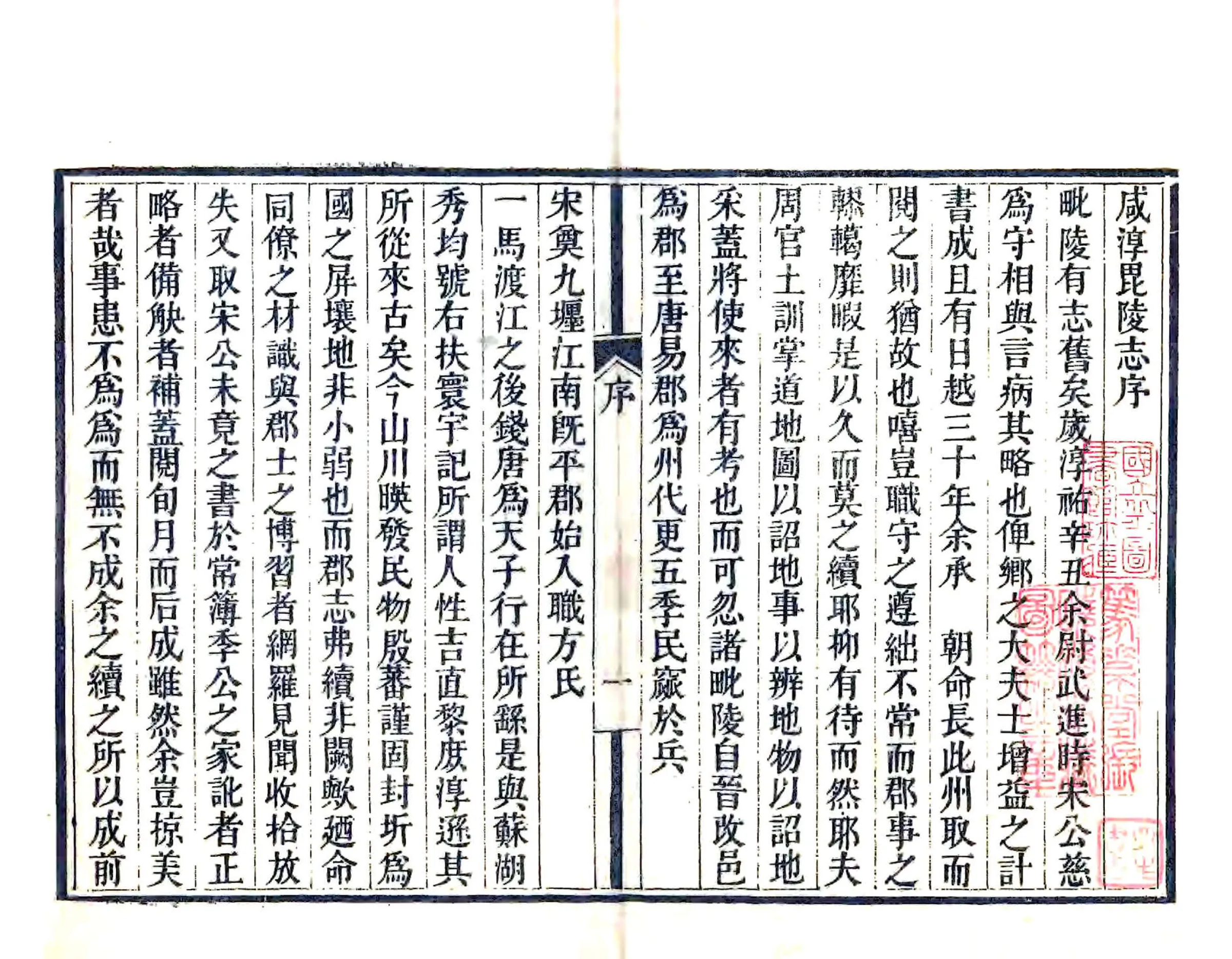重修毗陵志（咸淳) 在线预览第2页
