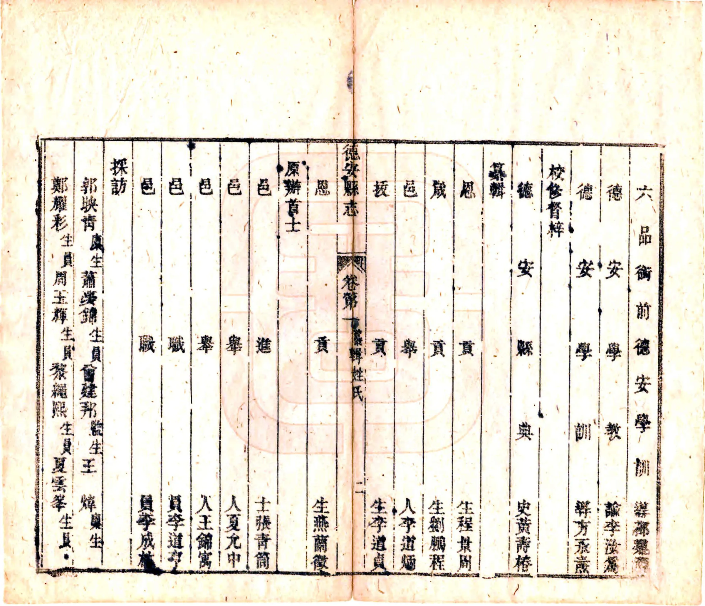 德安县志（同治） 在线预览第7页