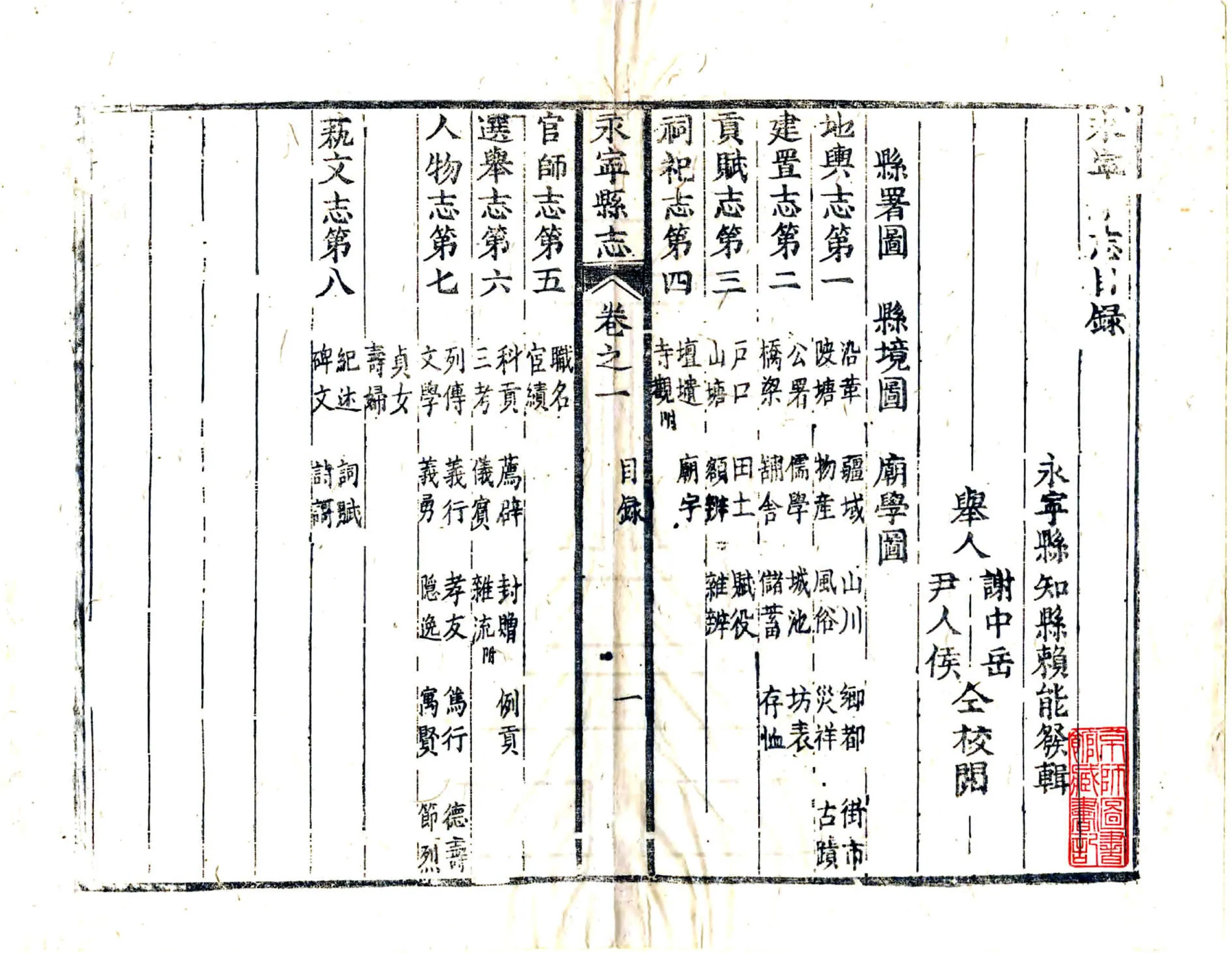 永宁县志（乾隆） 在线预览第2页