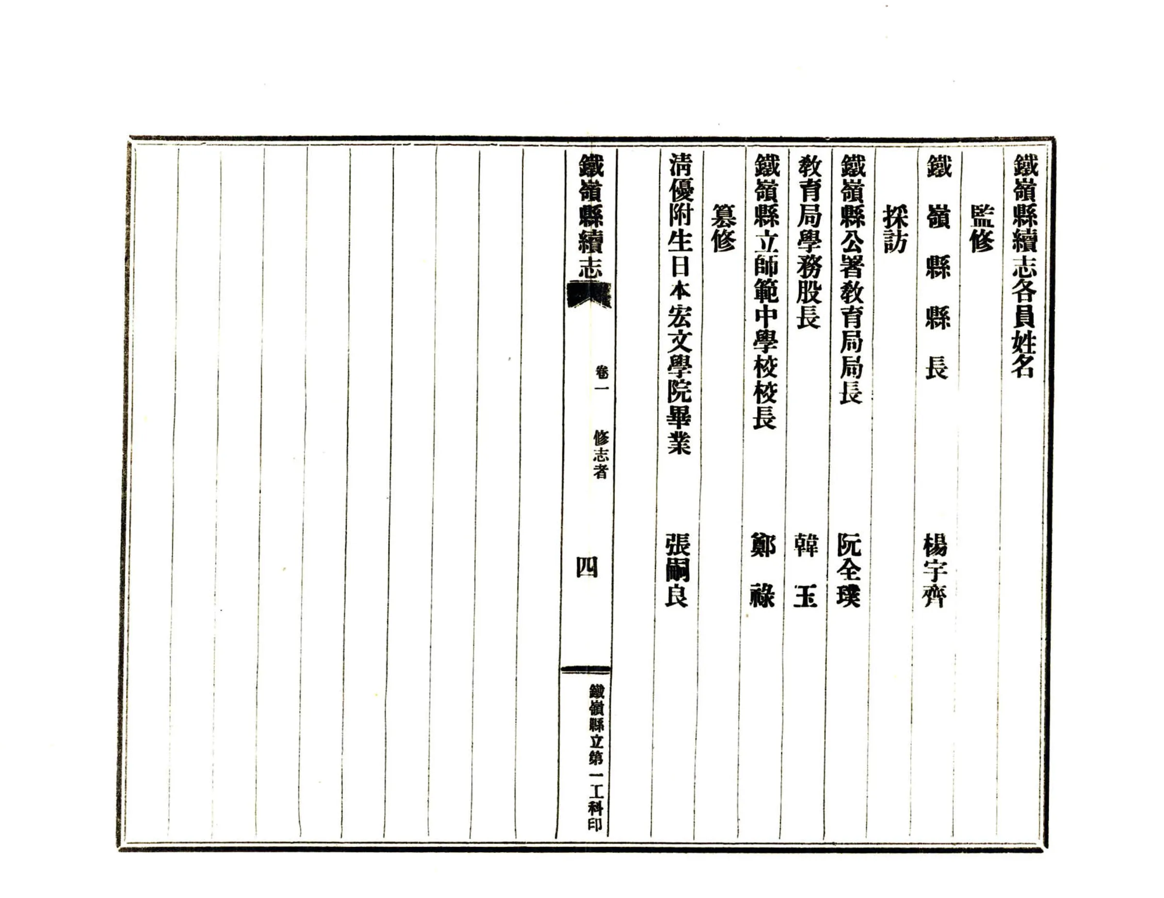 铁岭县续志（民国） 在线预览第5页