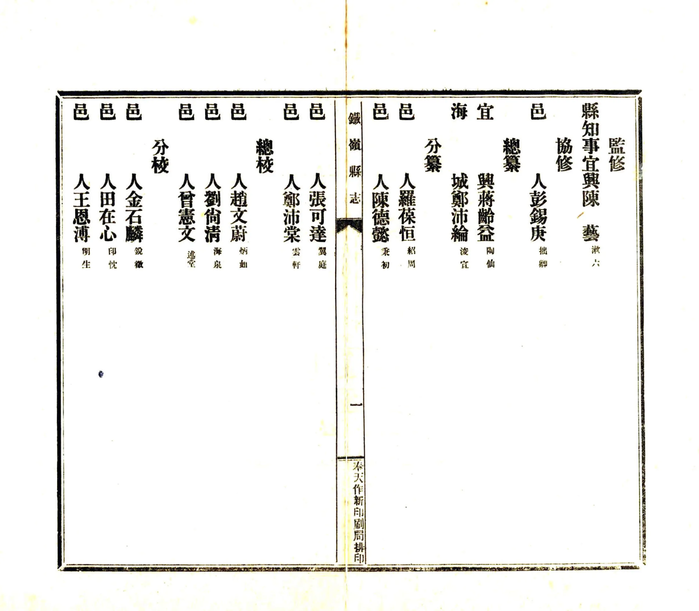 铁岭县志（民国6年） 在线预览第3页