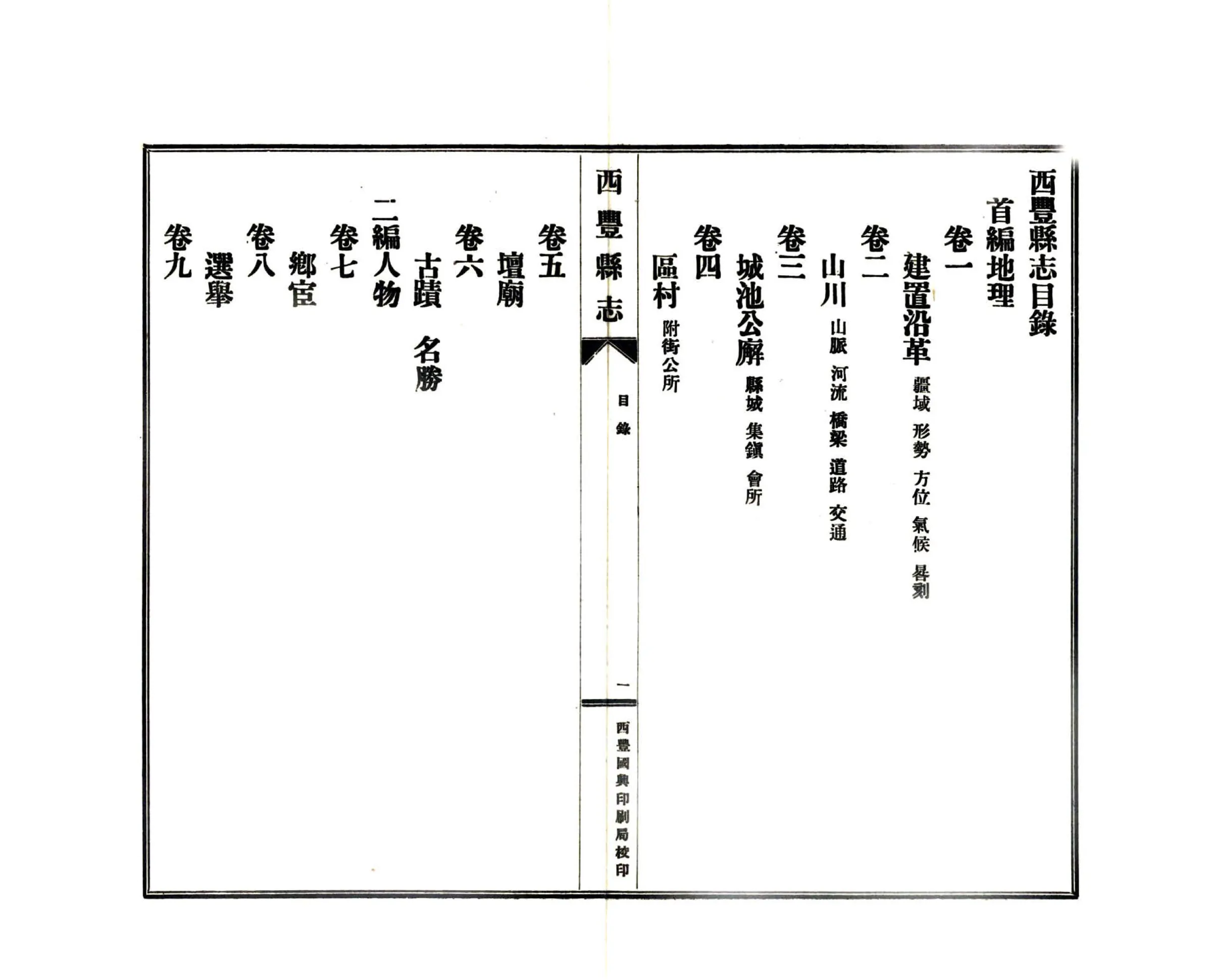 西丰县志（民国） 在线预览第2页