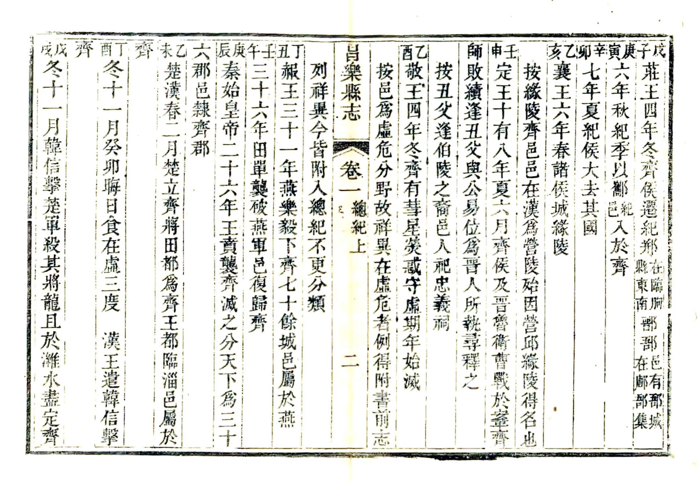 昌乐县志（嘉庆） 在线预览第2页