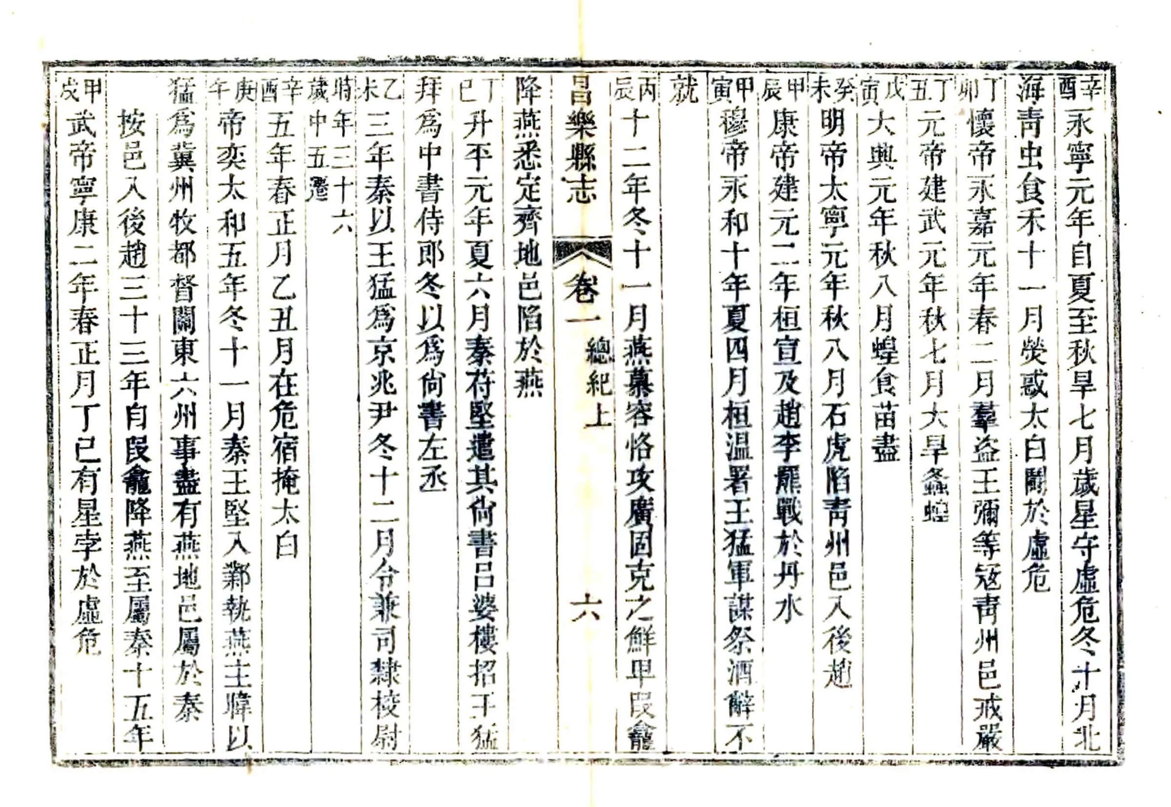昌乐县志（嘉庆） 在线预览第6页