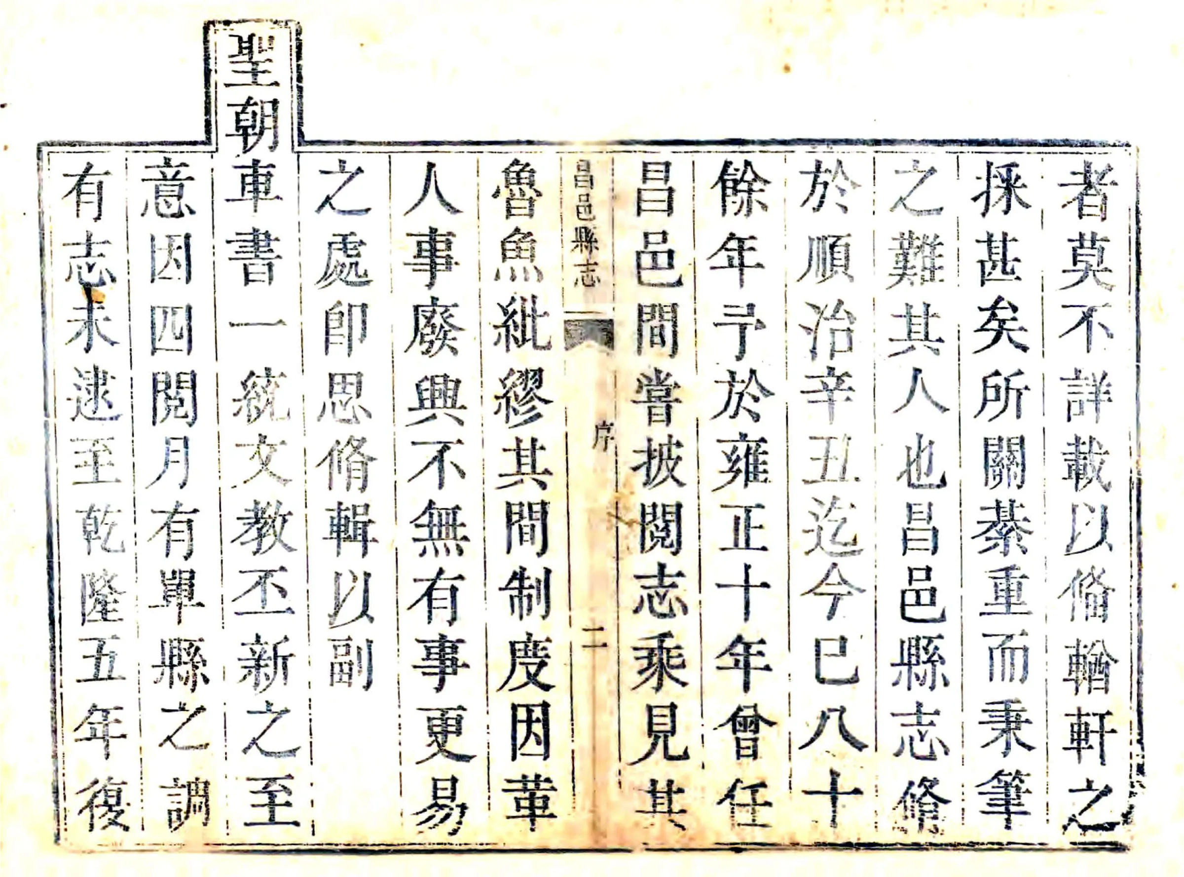 昌邑县志（乾隆） 在线预览第2页