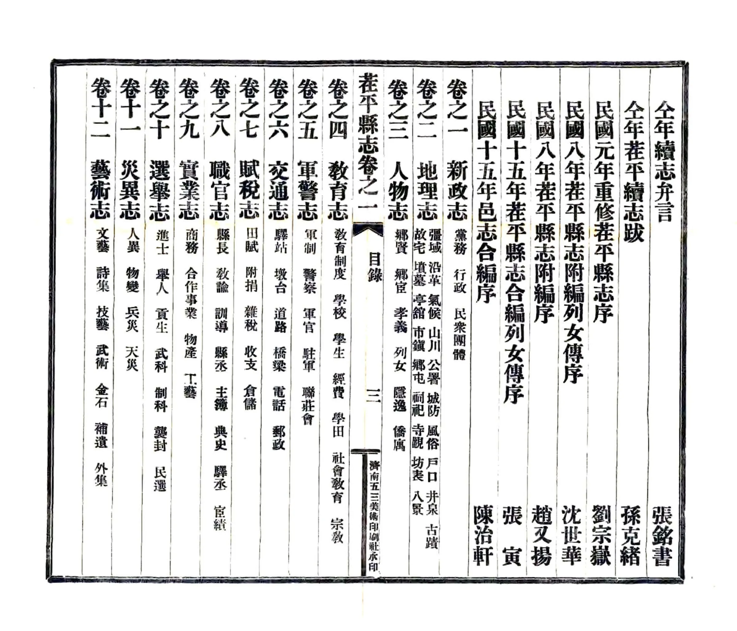 茌平县志（民国） 在线预览第5页