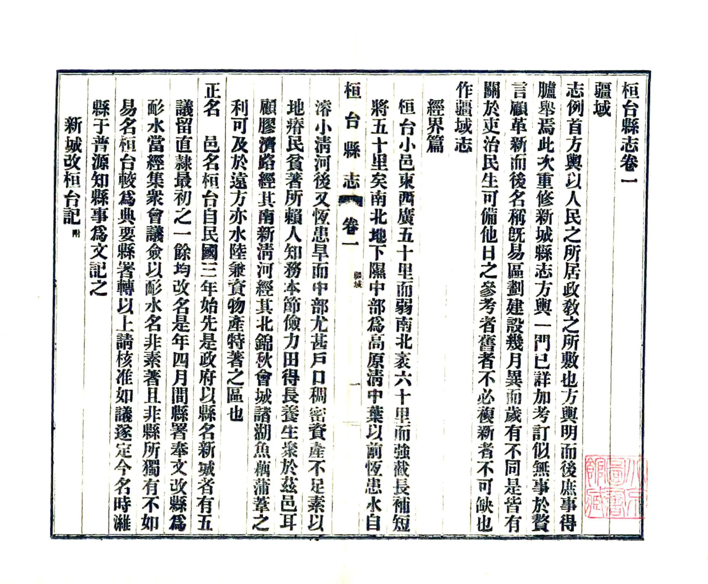 桓台县志（民国） 在线预览第4页