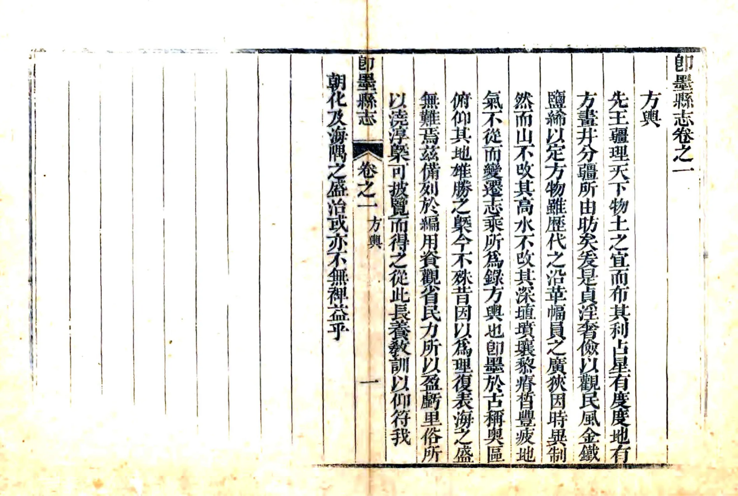 即墨县志（乾隆） 在线预览第1页