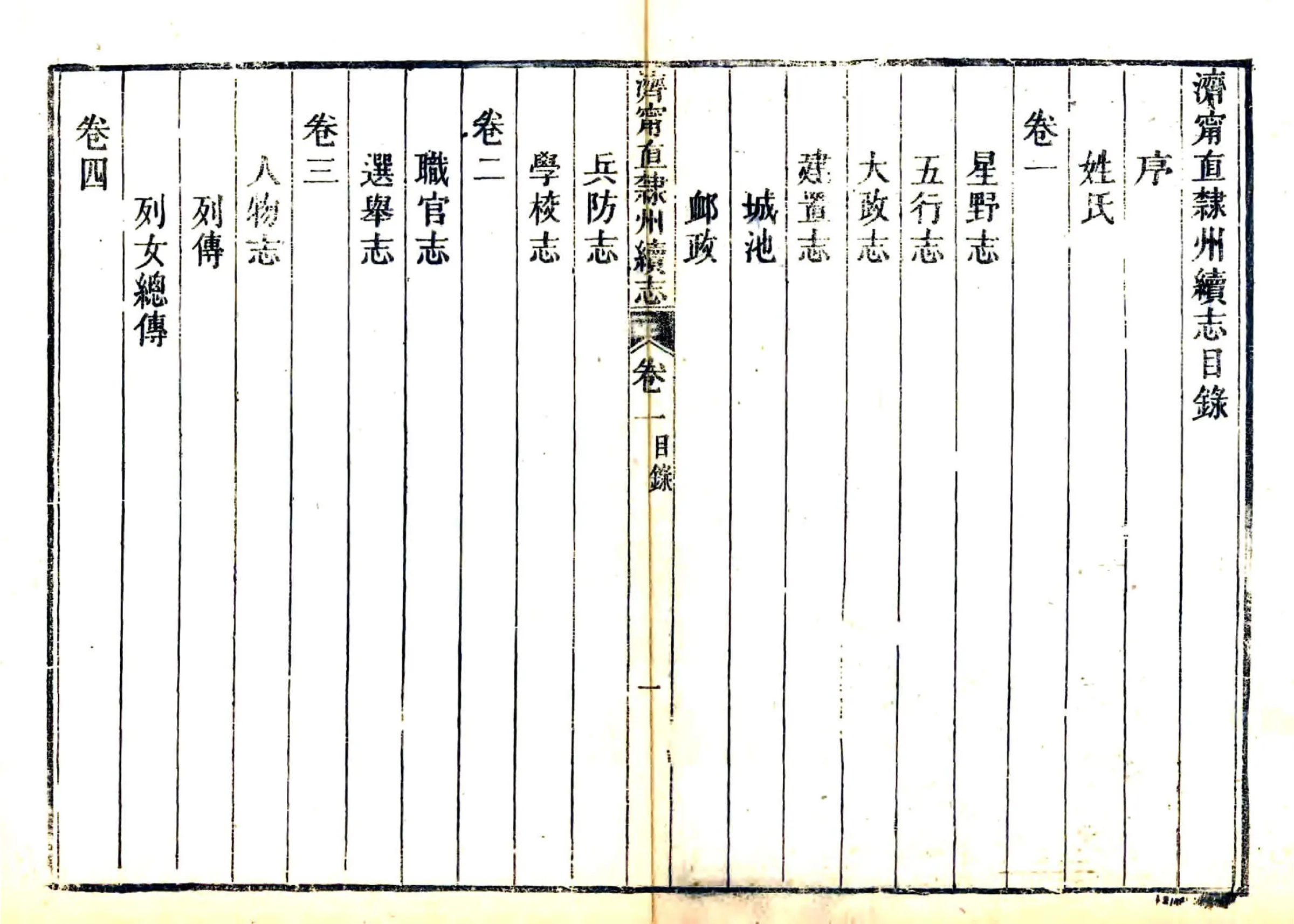 济宁直隶州续志（咸丰） 在线预览第3页