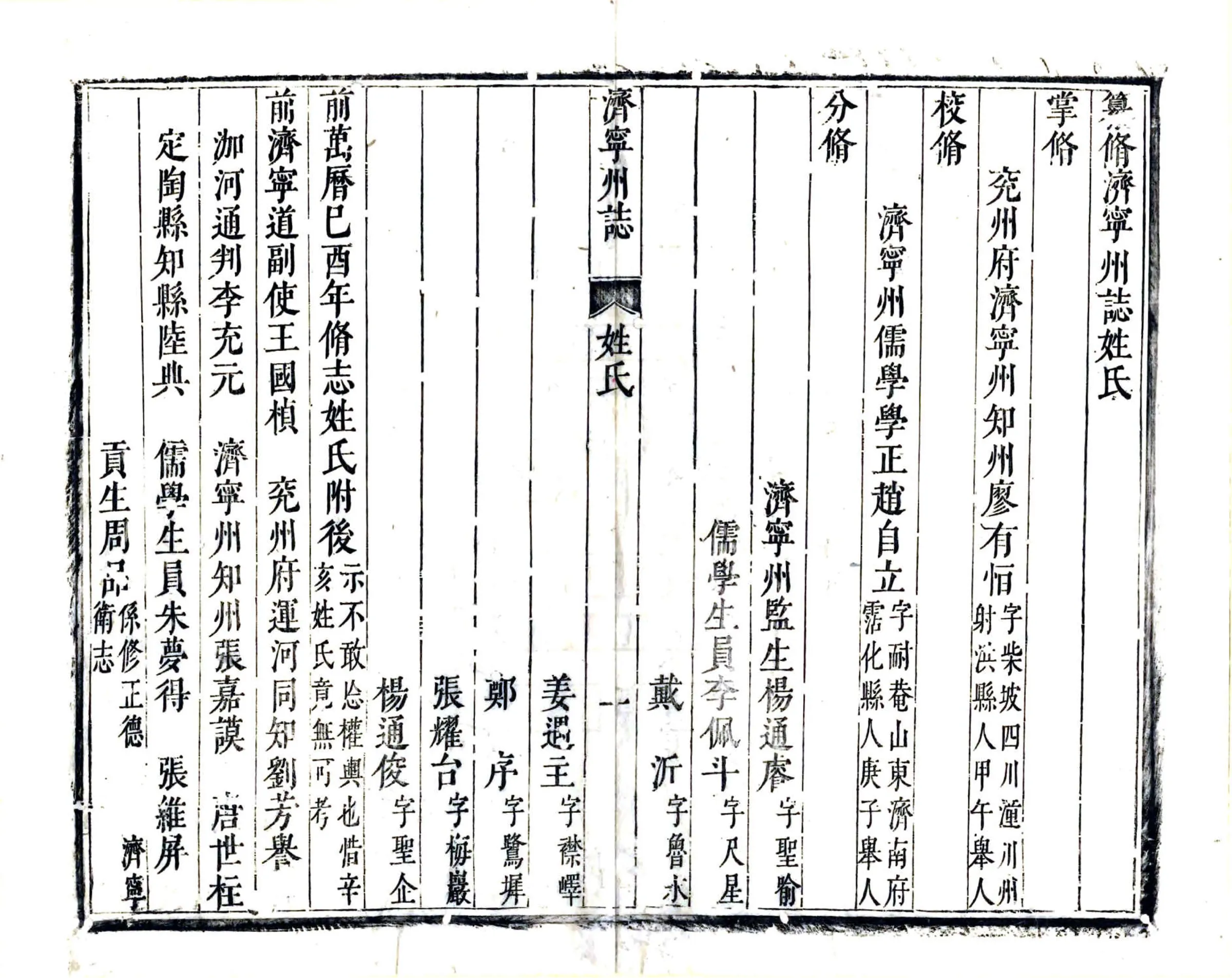 济宁州志（康熙） 在线预览第8页