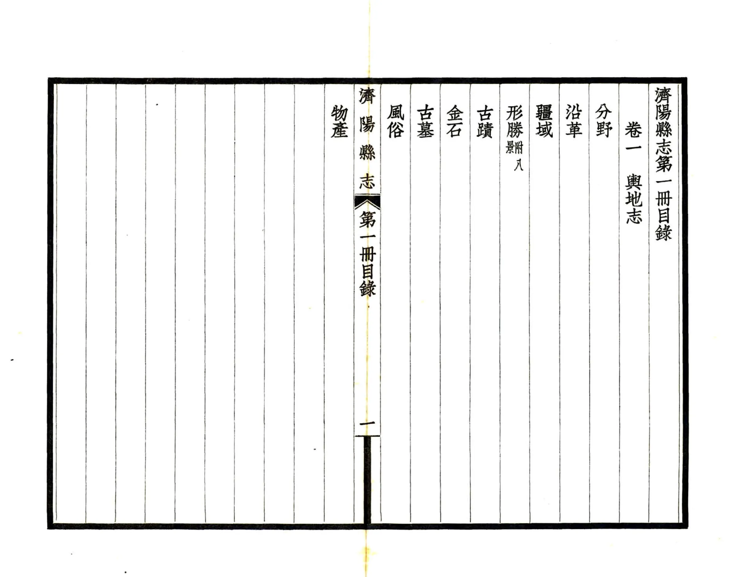 济阳县志（民国） 在线预览第1页