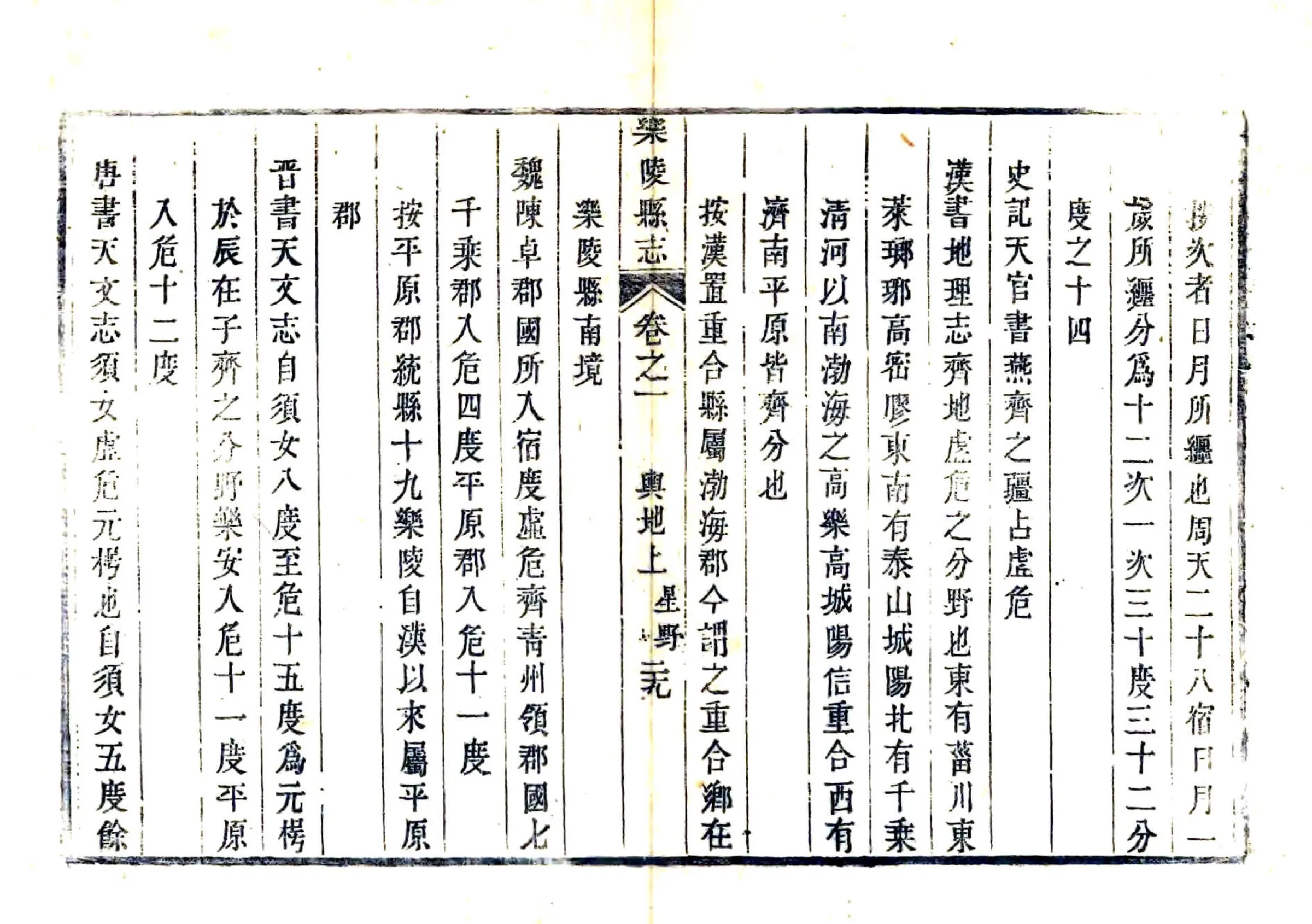 乐陵县志（乾隆） 在线预览第2页