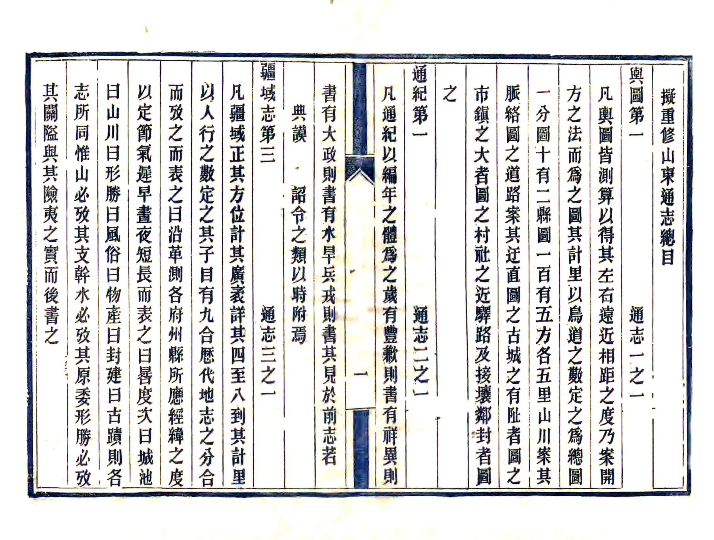 拟重修山东通志总目（清末） 在线预览第6页