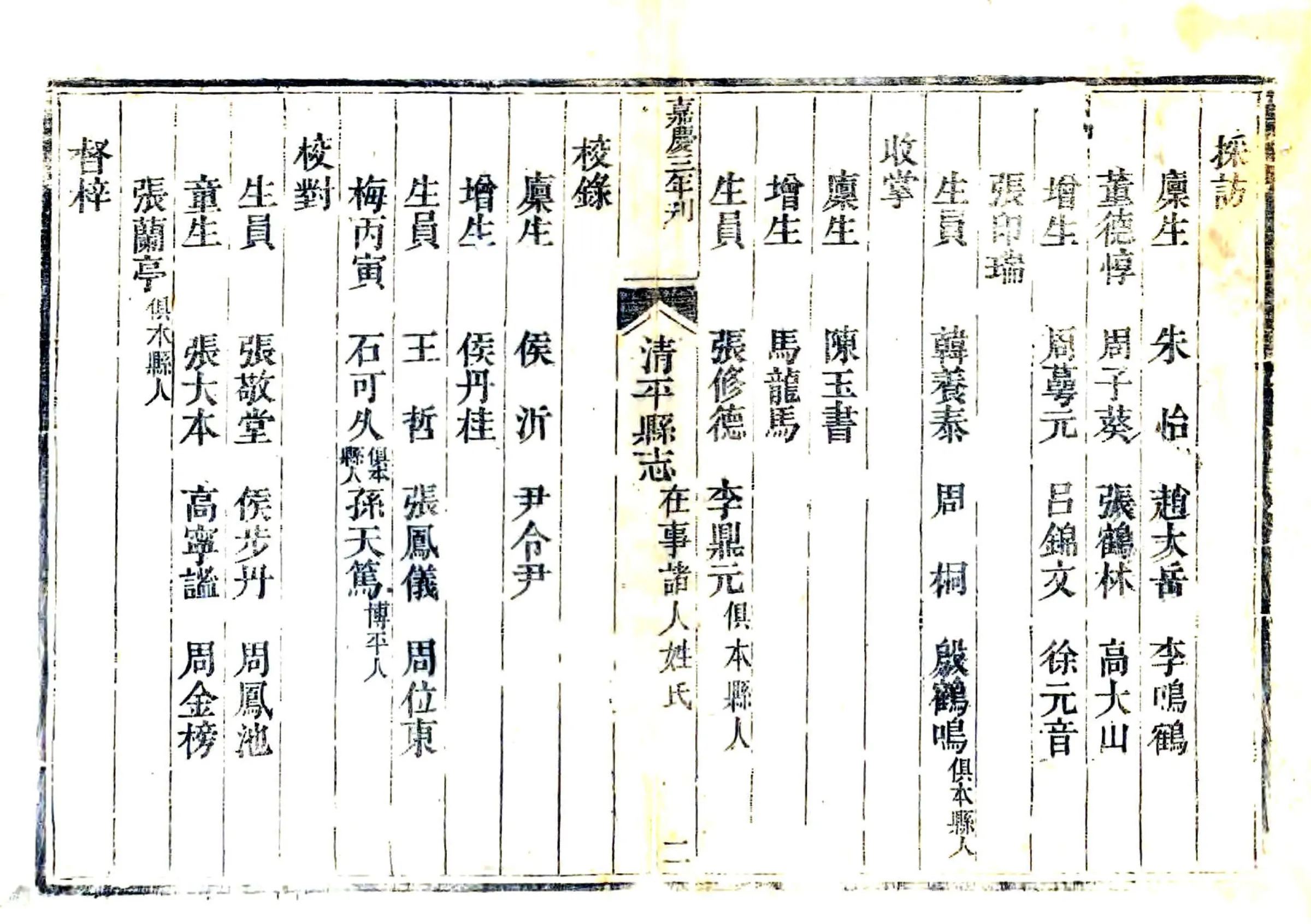 清平县志（嘉庆） 在线预览第3页