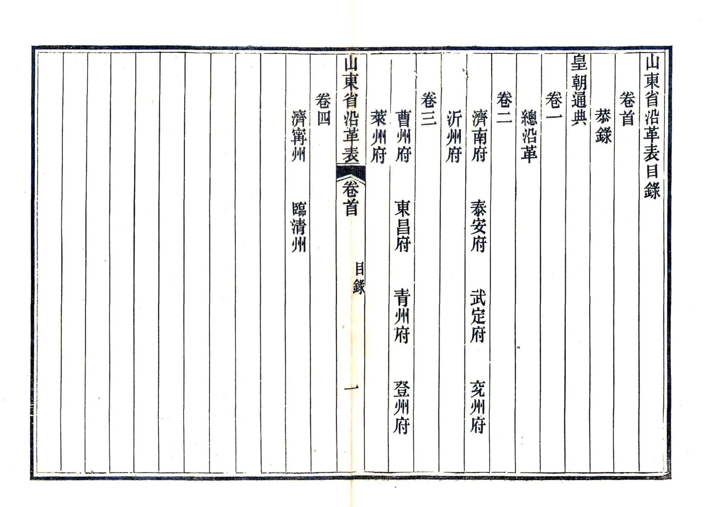 山东省沿革表（光绪） 在线预览第5页