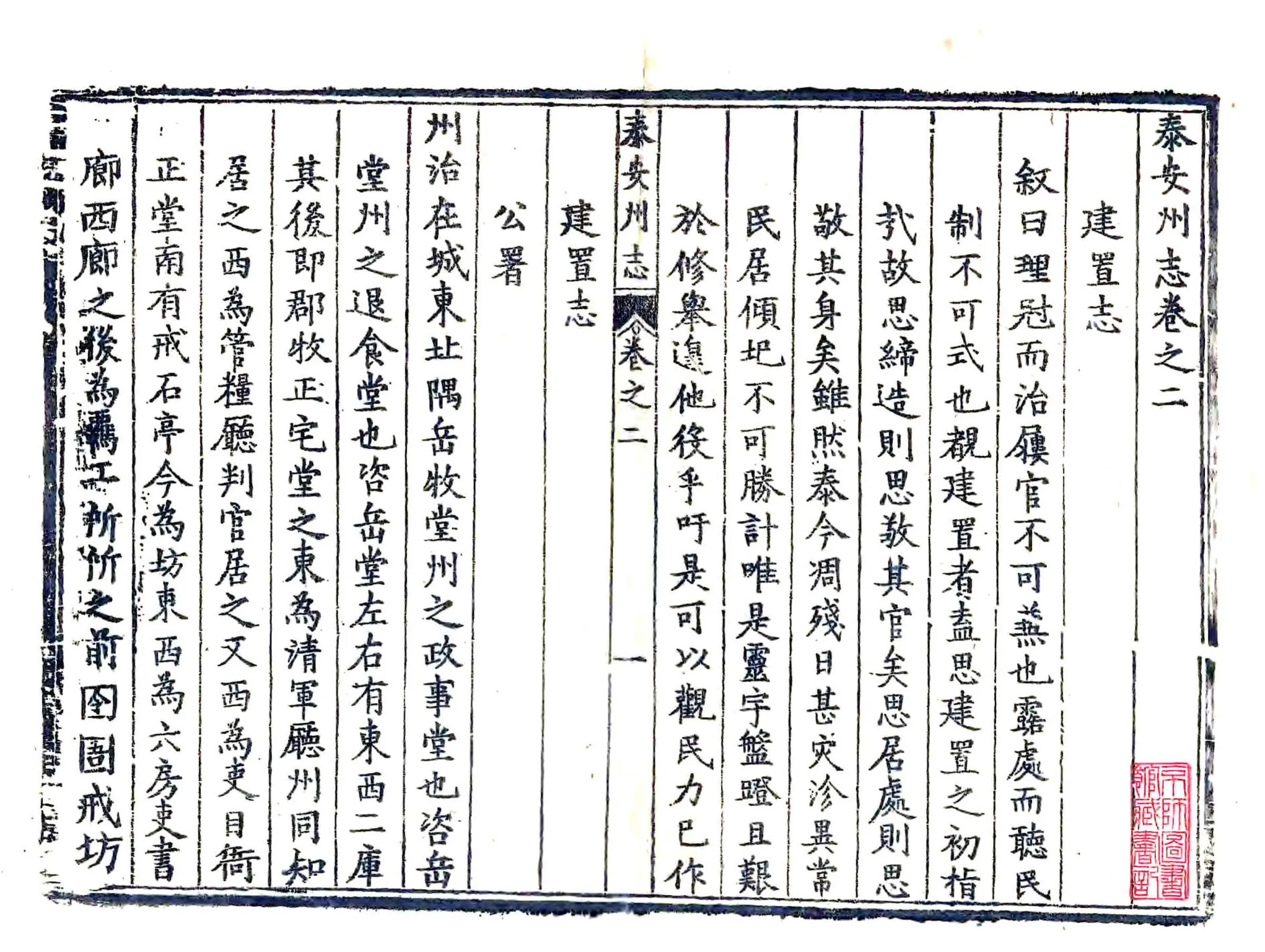 泰安州志（康熙） 在线预览第1页