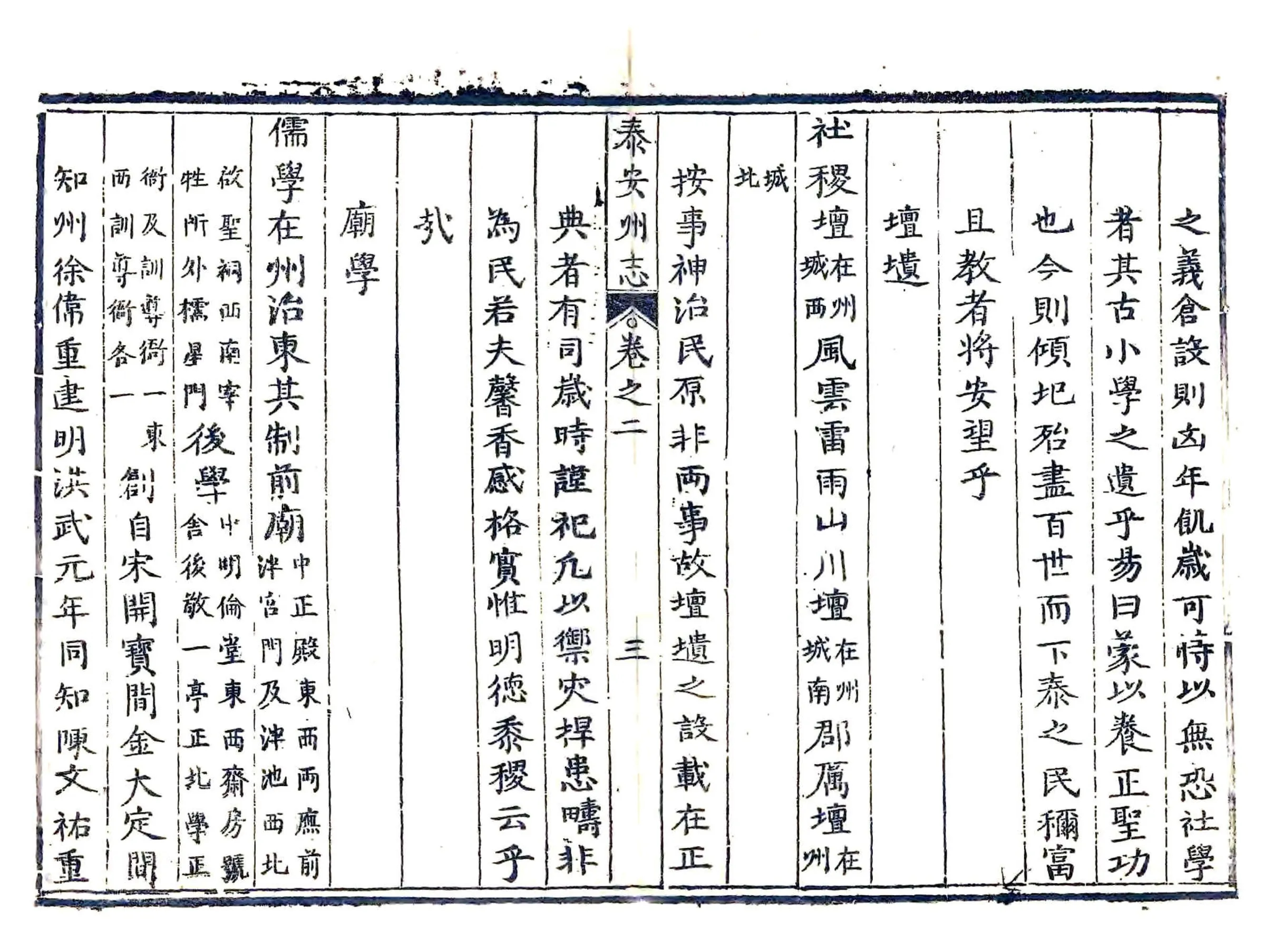 泰安州志（康熙） 在线预览第3页