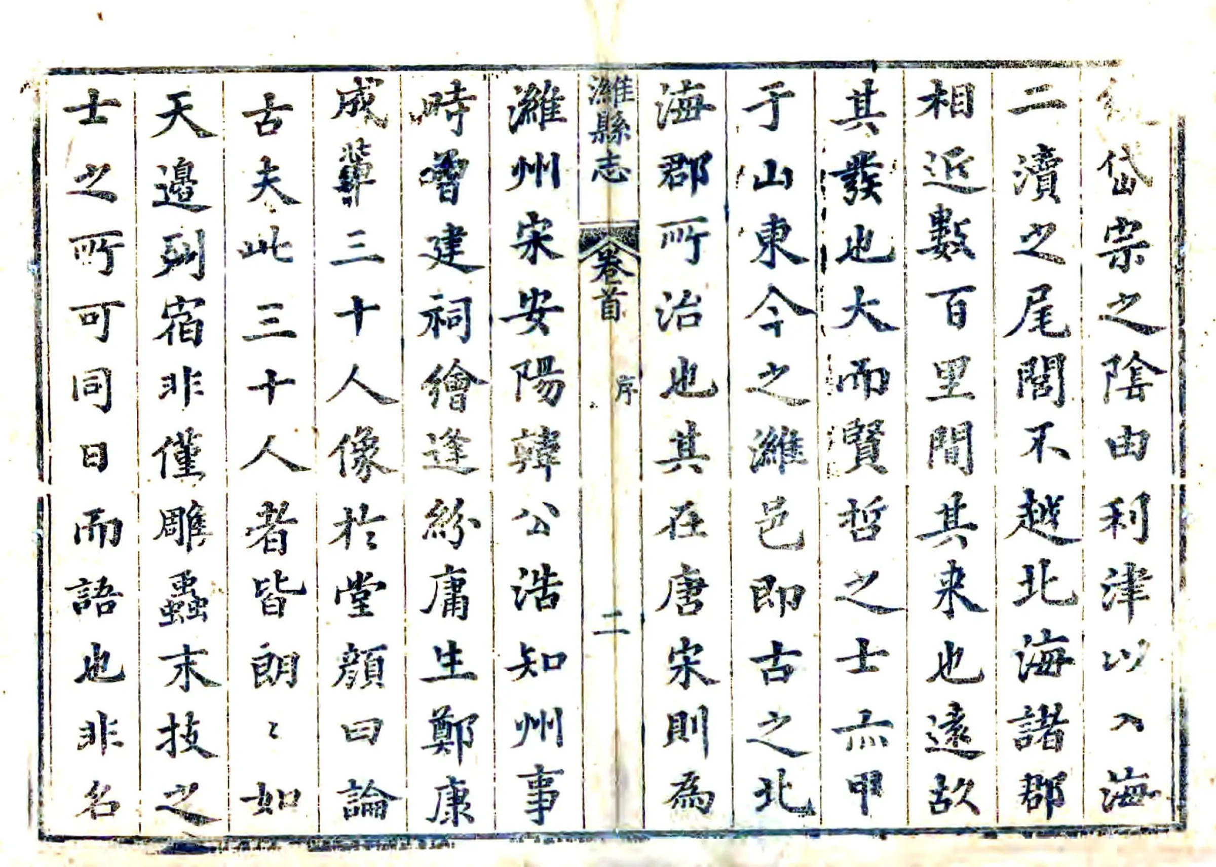 潍县志（乾隆） 在线预览第2页