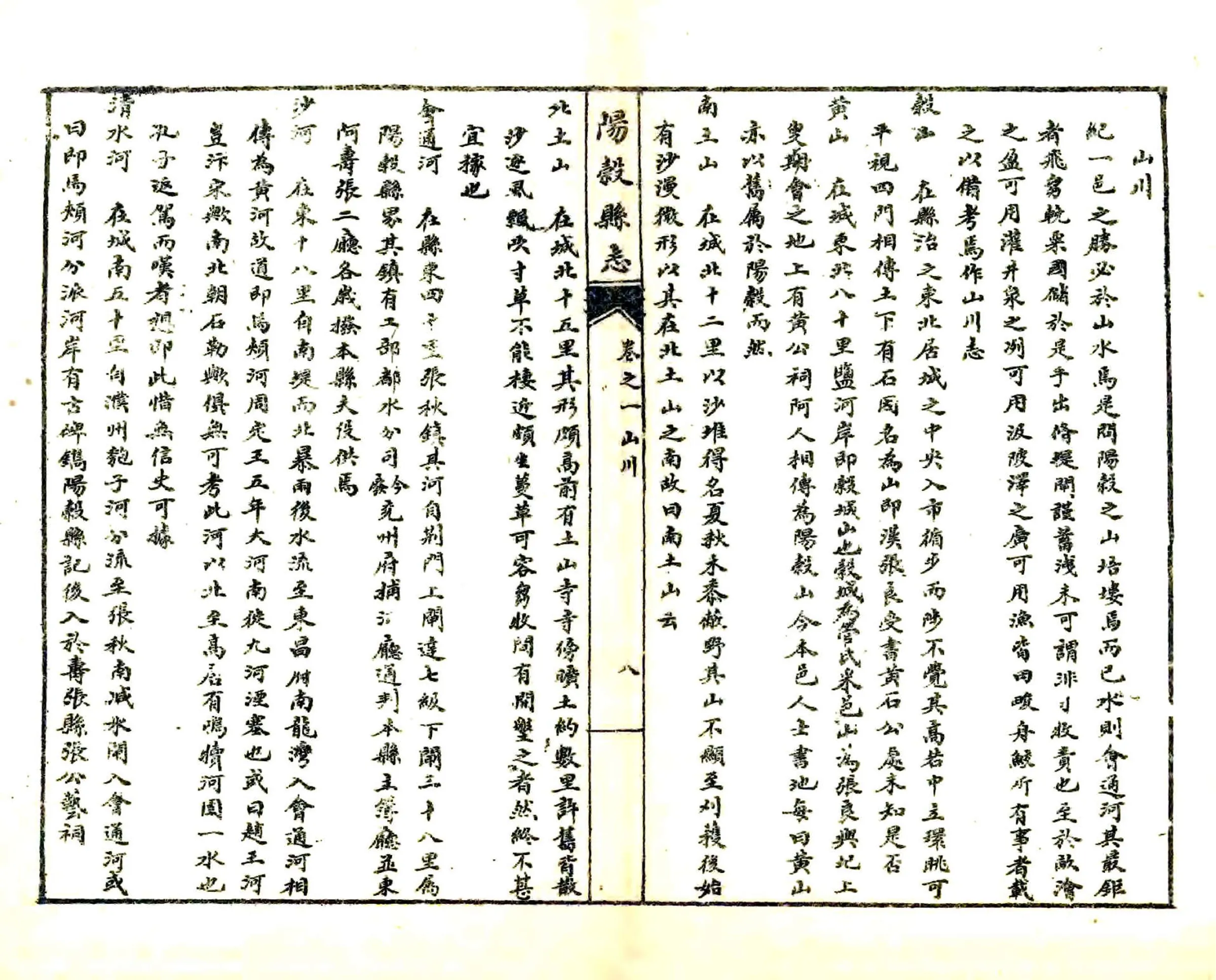 阳谷县志（康熙） 在线预览第8页