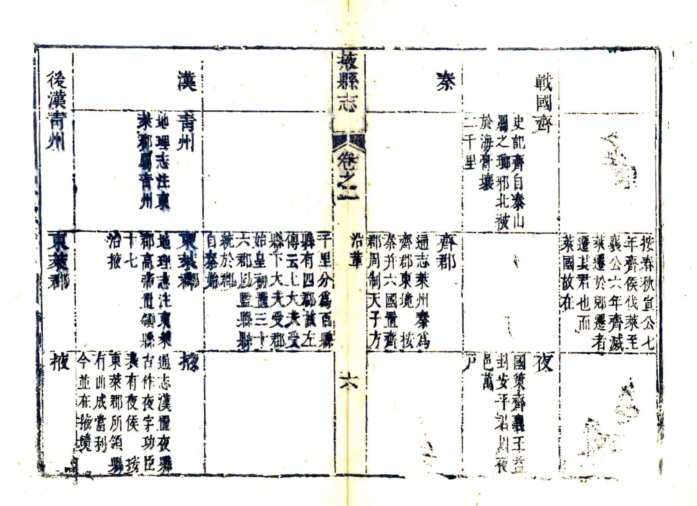 掖县志（乾隆） 在线预览第6页