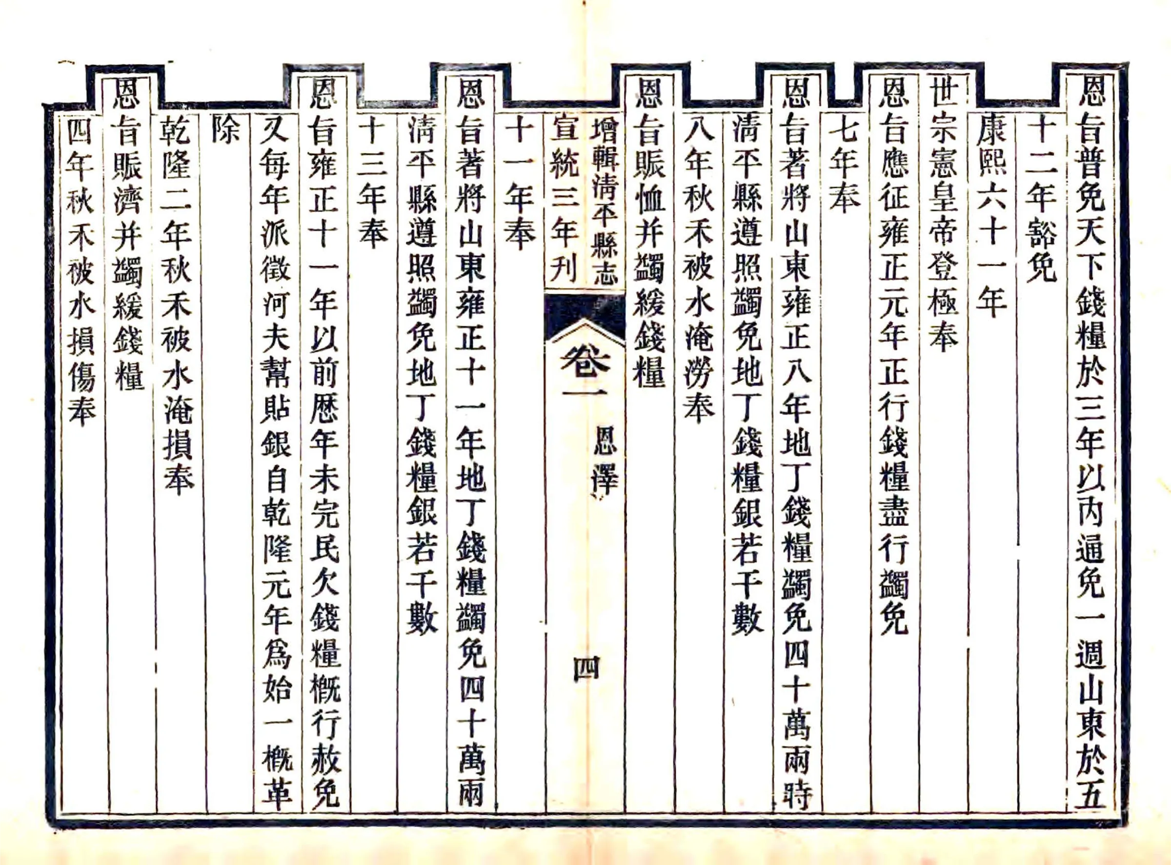 增辑清平县志（宣统） 在线预览第4页