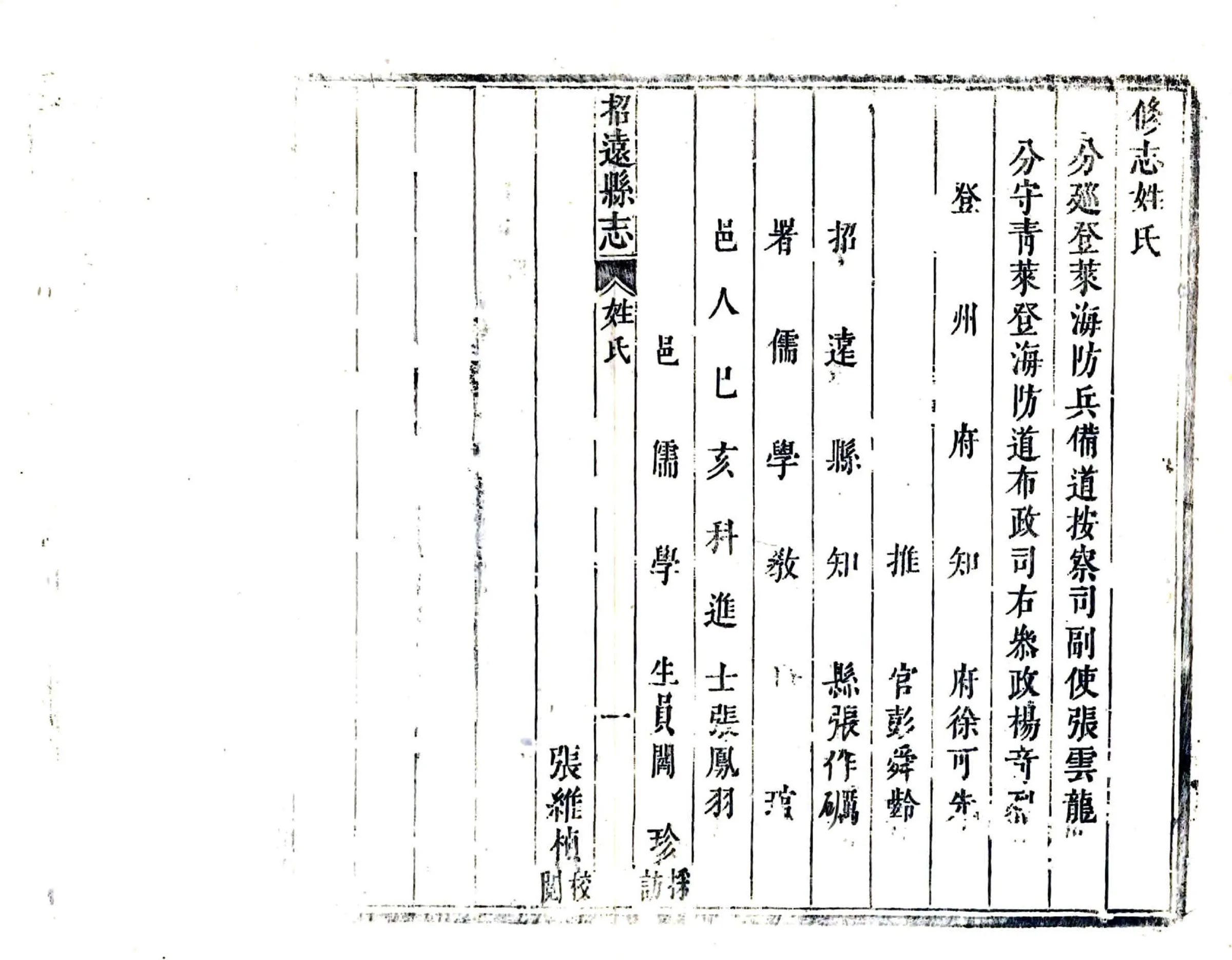 招远县志（顺治） 在线预览第6页