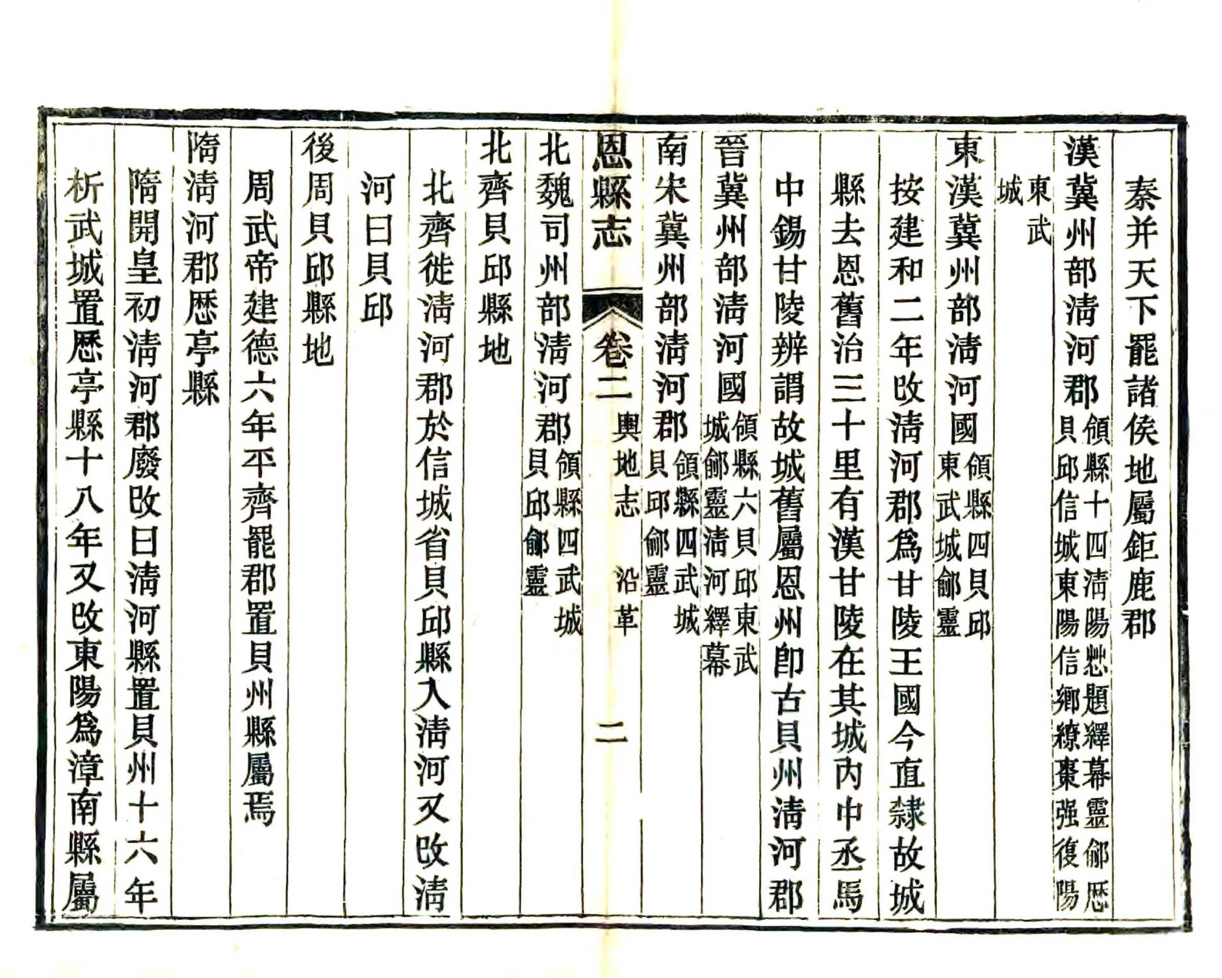 重修恩县志（宣统） 在线预览第6页