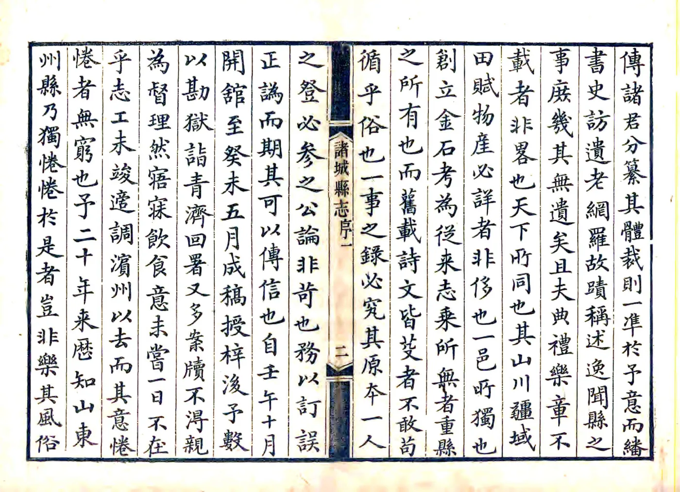 诸城县志（乾隆） 在线预览第3页