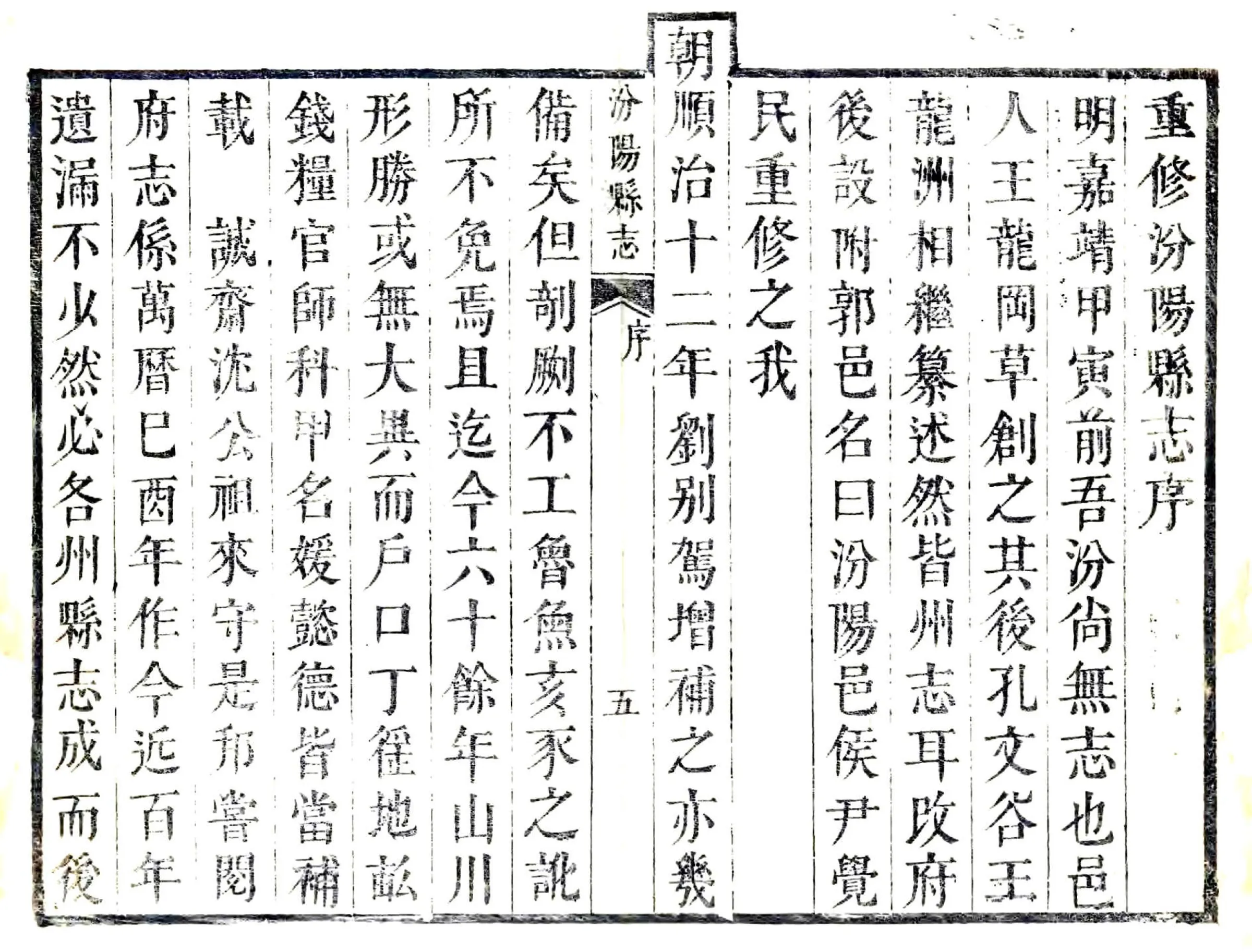 汾阳县志（康熙） 在线预览第6页