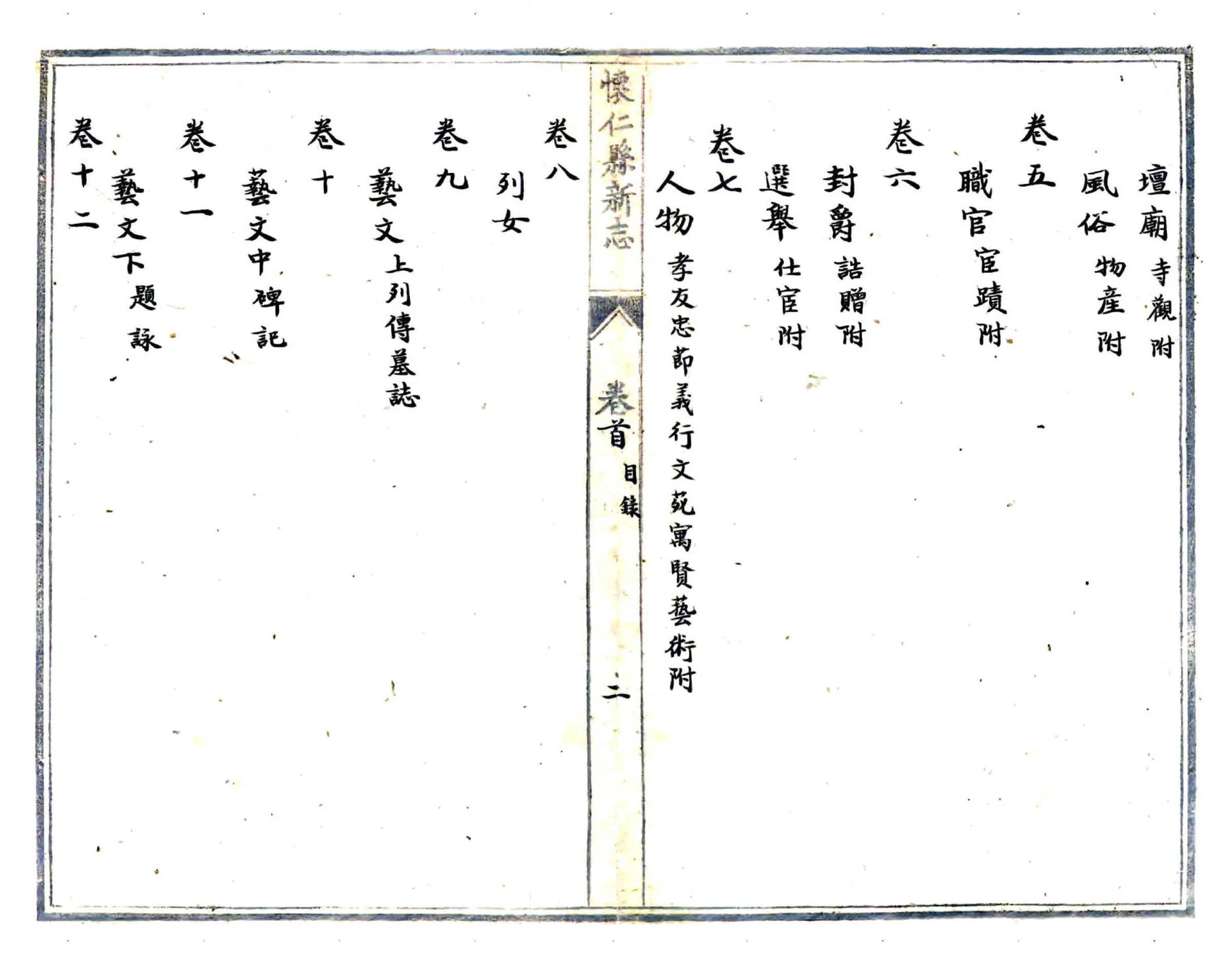 怀仁县新志（光绪 抄本） 在线预览第8页