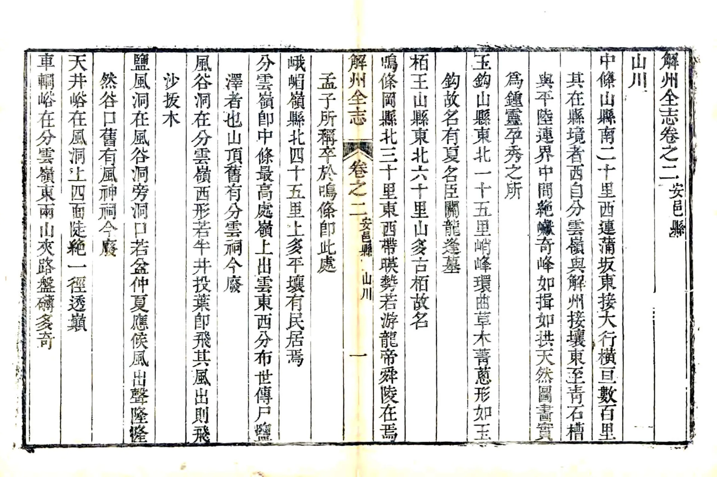 解州安邑县志（乾隆） 在线预览第6页