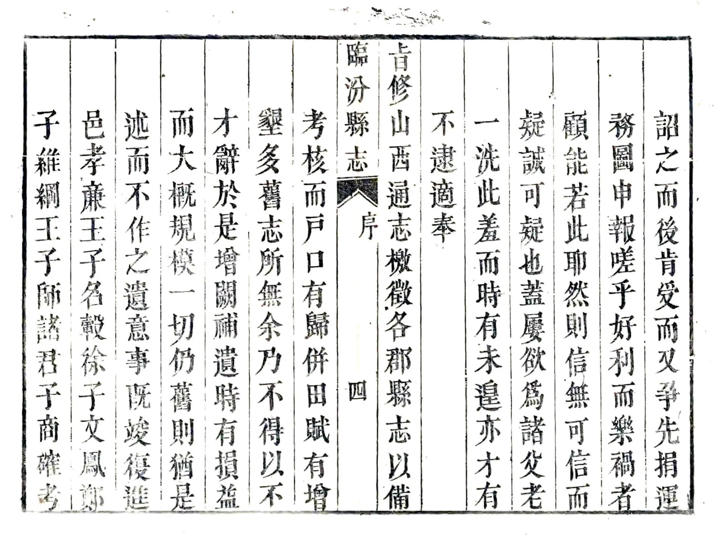 临汾县志（雍正） 在线预览第5页