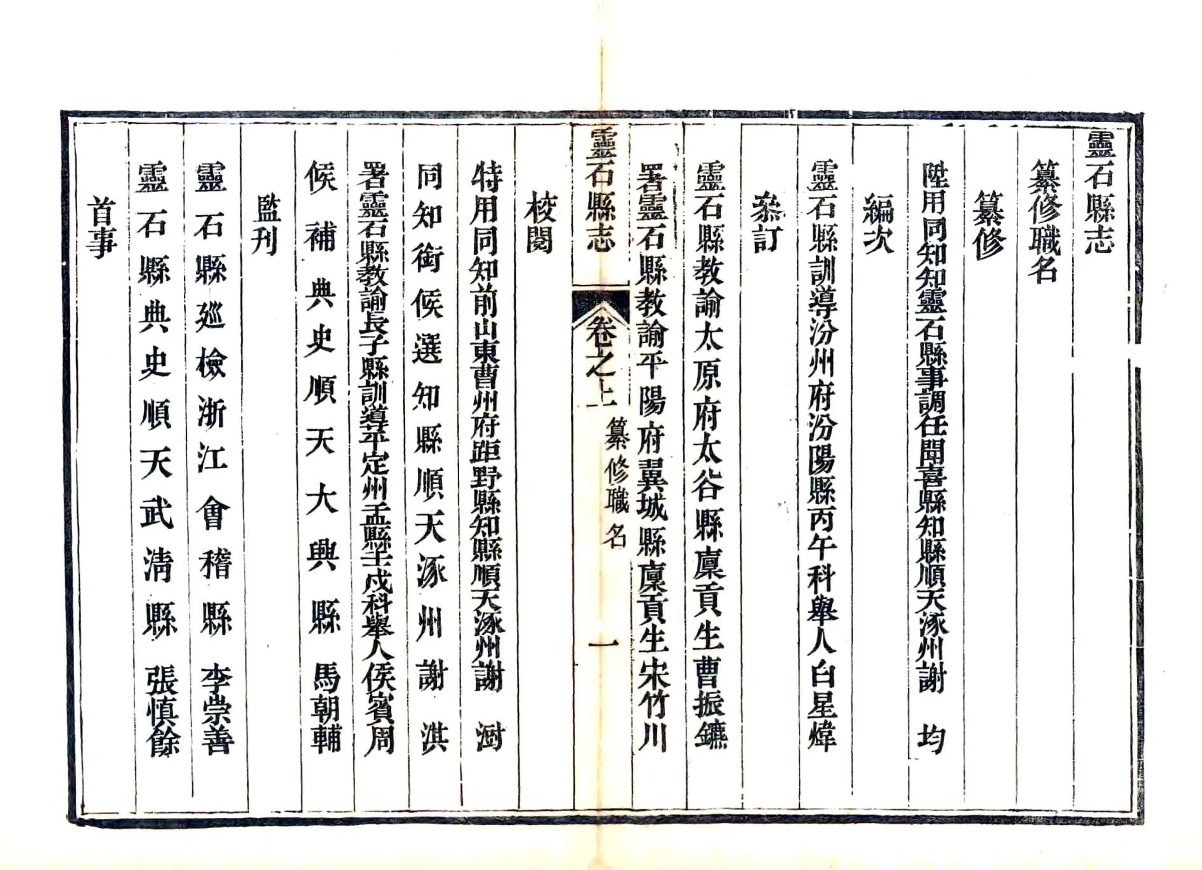 灵石县志（光绪元年） 在线预览第6页