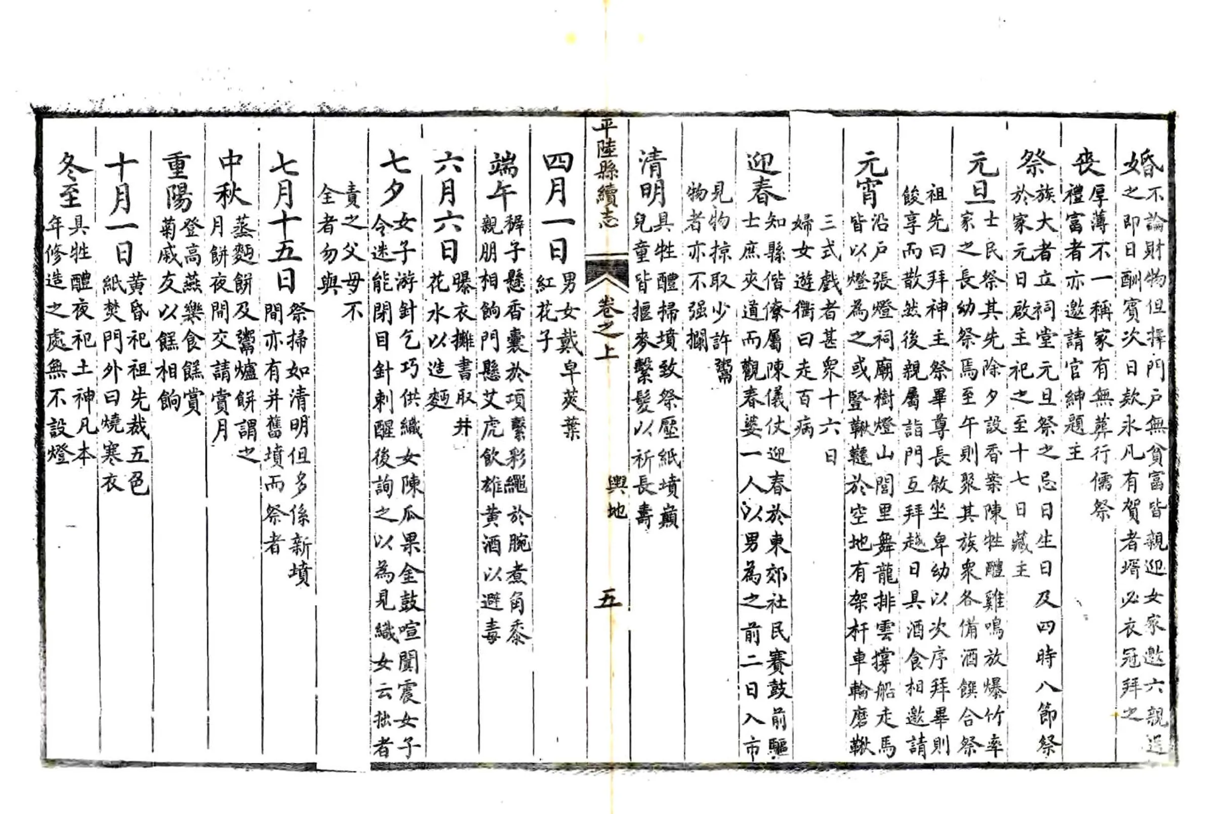 平陆县续志（光绪） 在线预览第5页