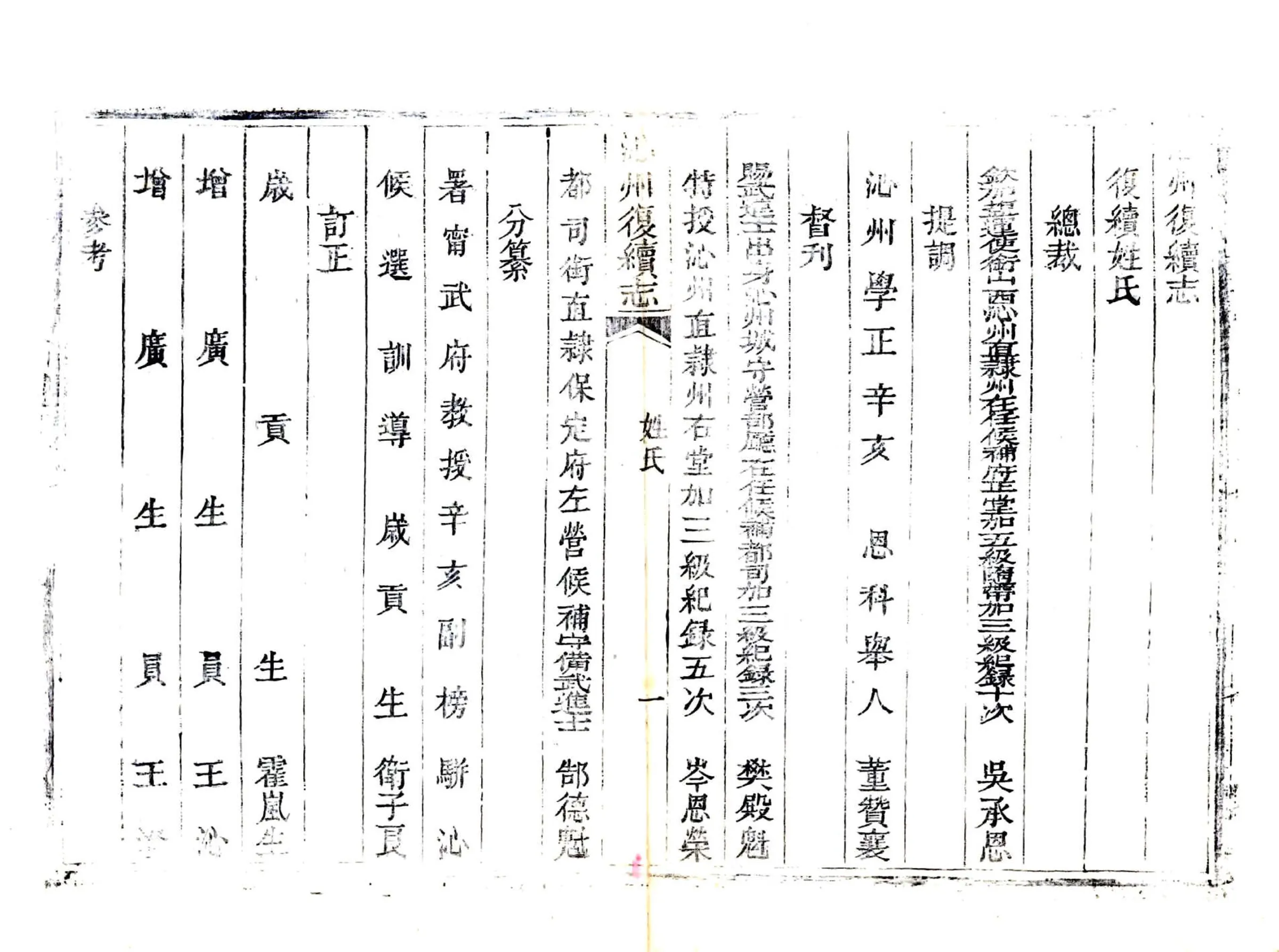 沁州复续志（光绪） 在线预览第6页