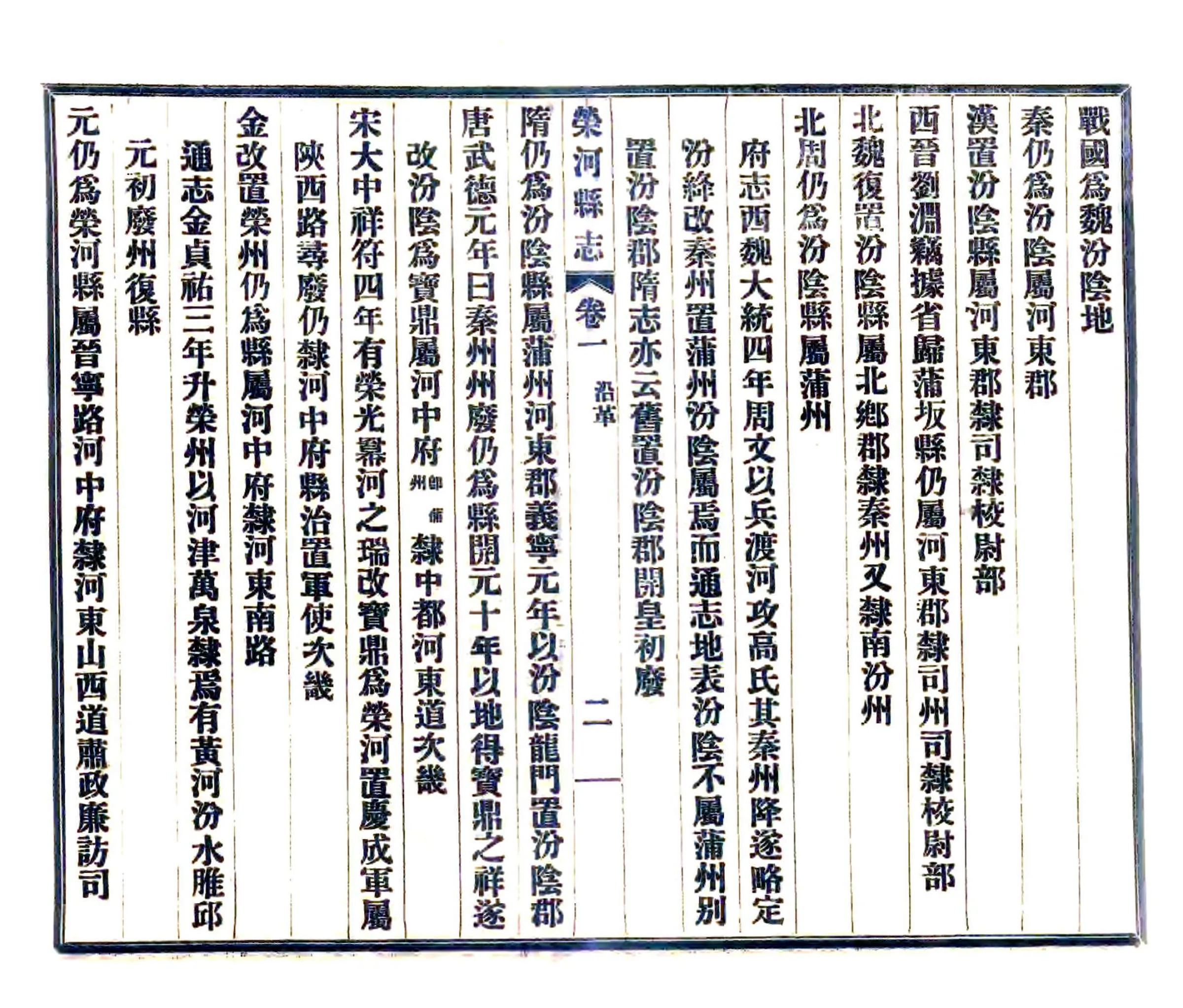 荣河县志（民国） 在线预览第2页