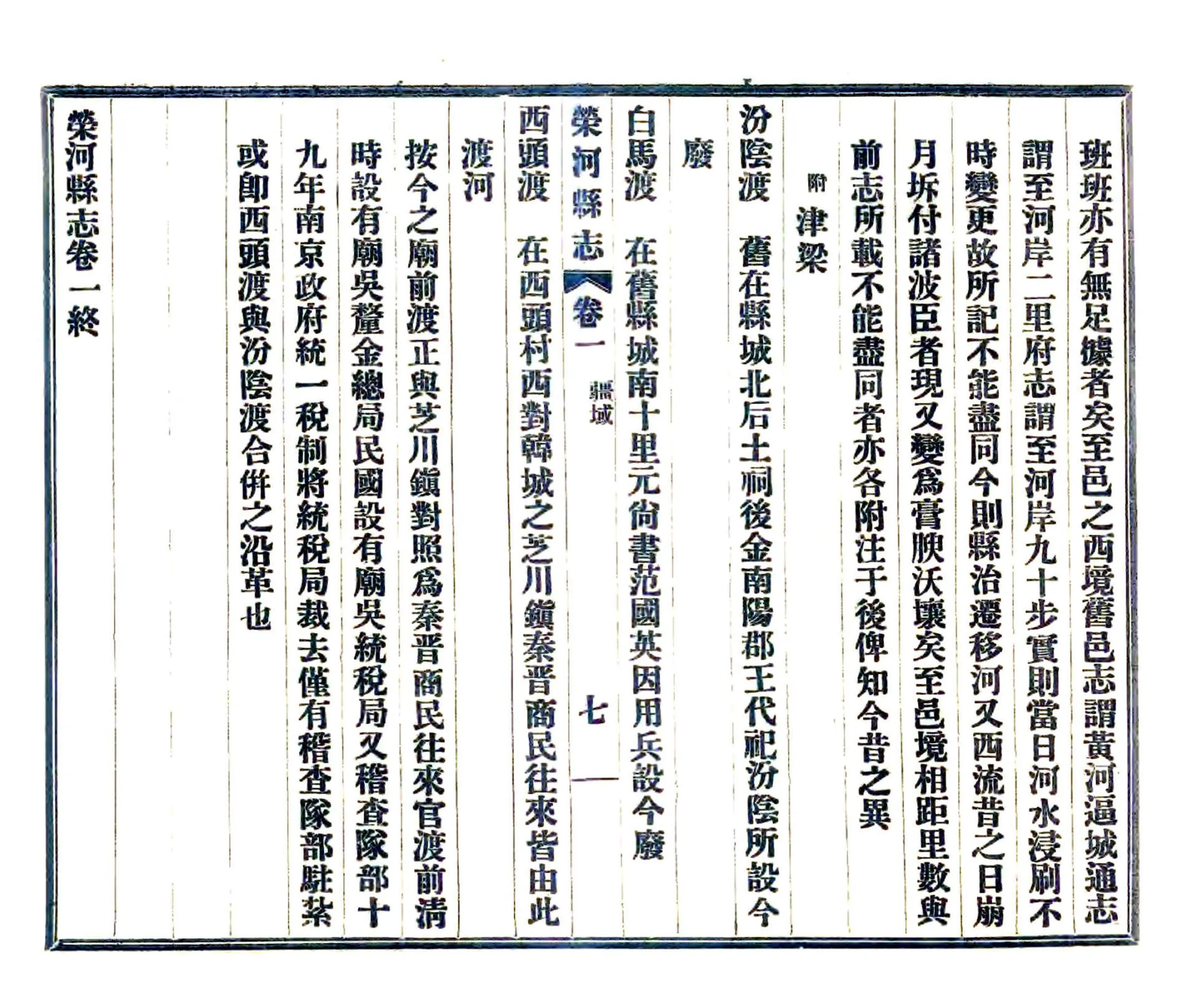 荣河县志（民国） 在线预览第7页
