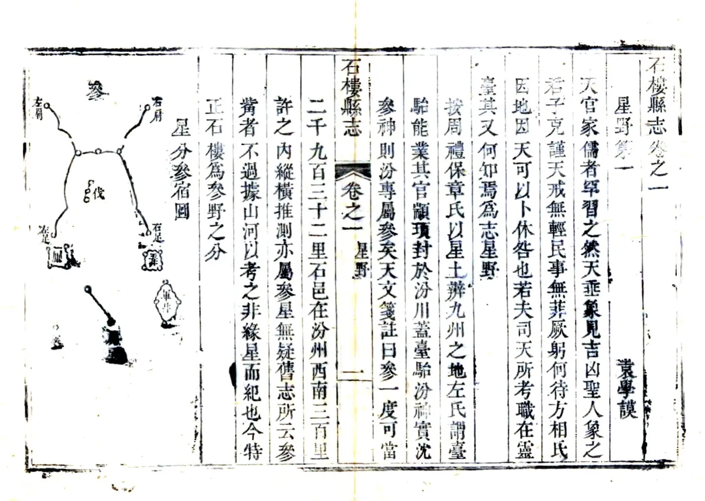 石楼县志（雍正） 在线预览第1页