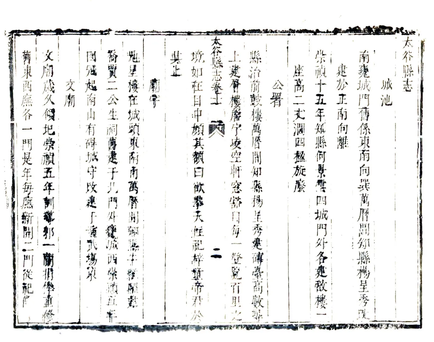 太谷县志（顺治） 在线预览第6页