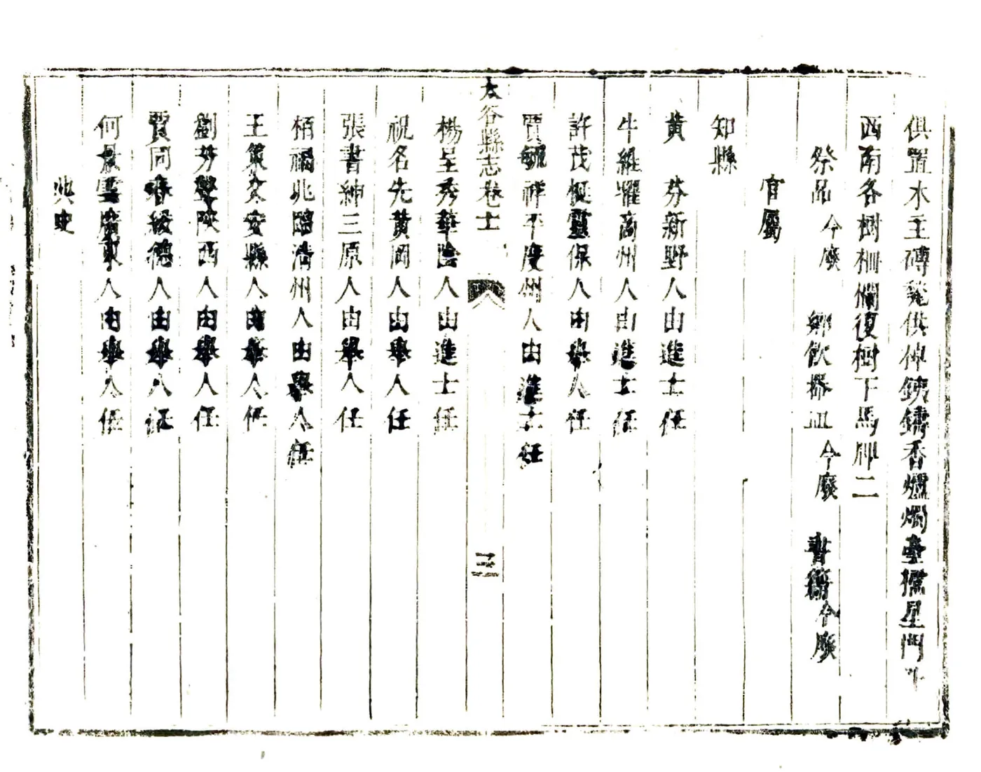 太谷县志（顺治） 在线预览第7页