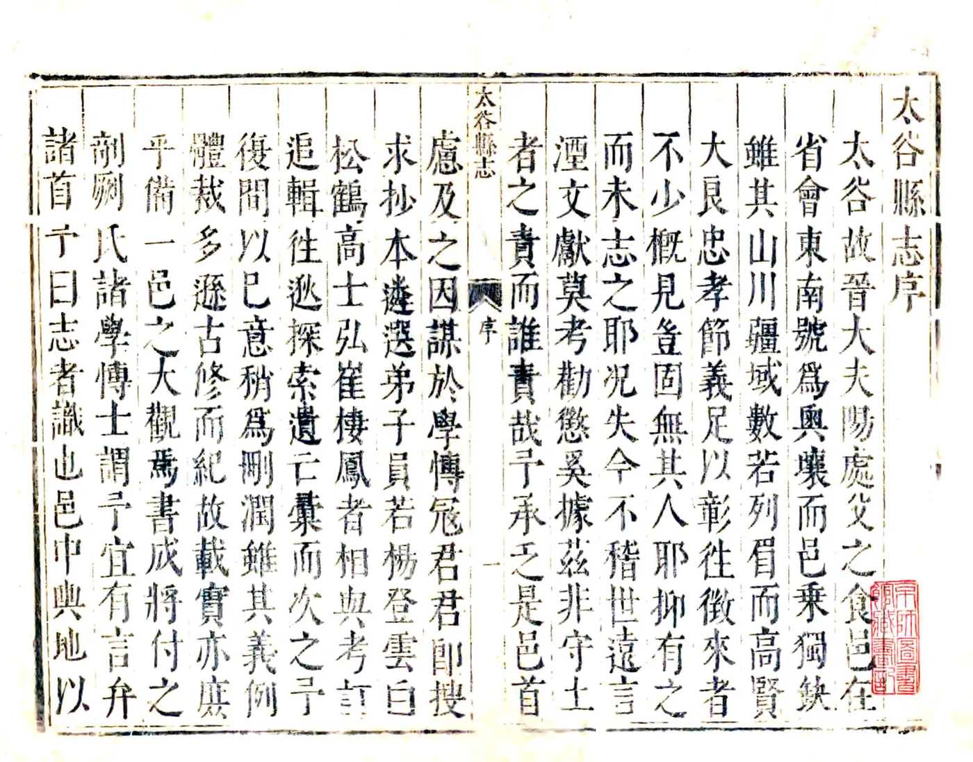 太谷县志（万历） 在线预览第2页
