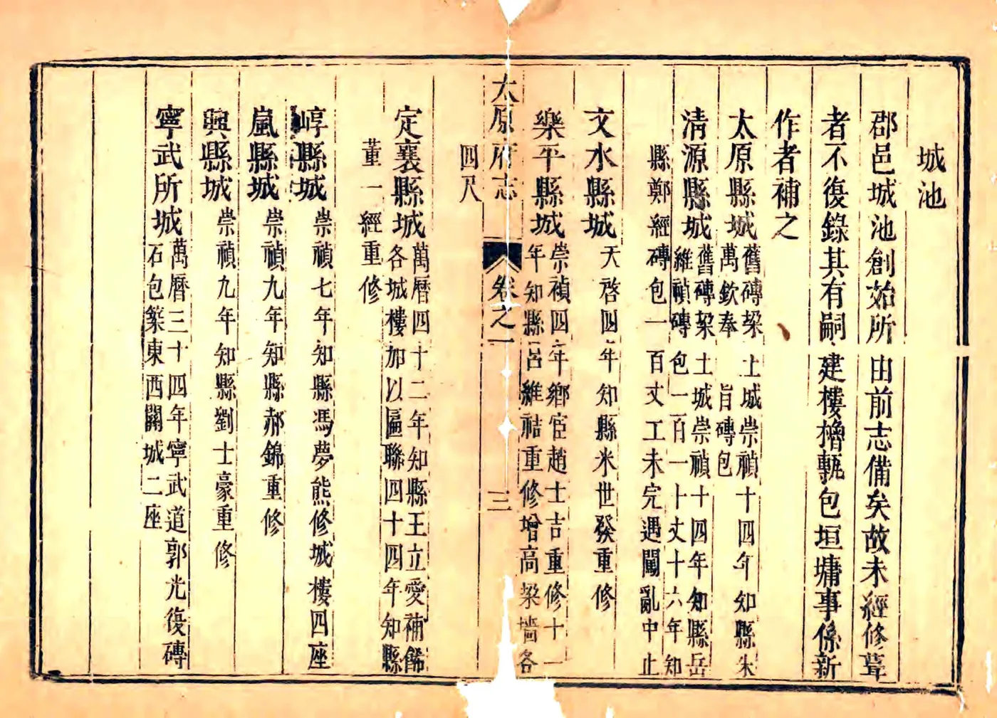 太原府志（顺治） 在线预览第4页