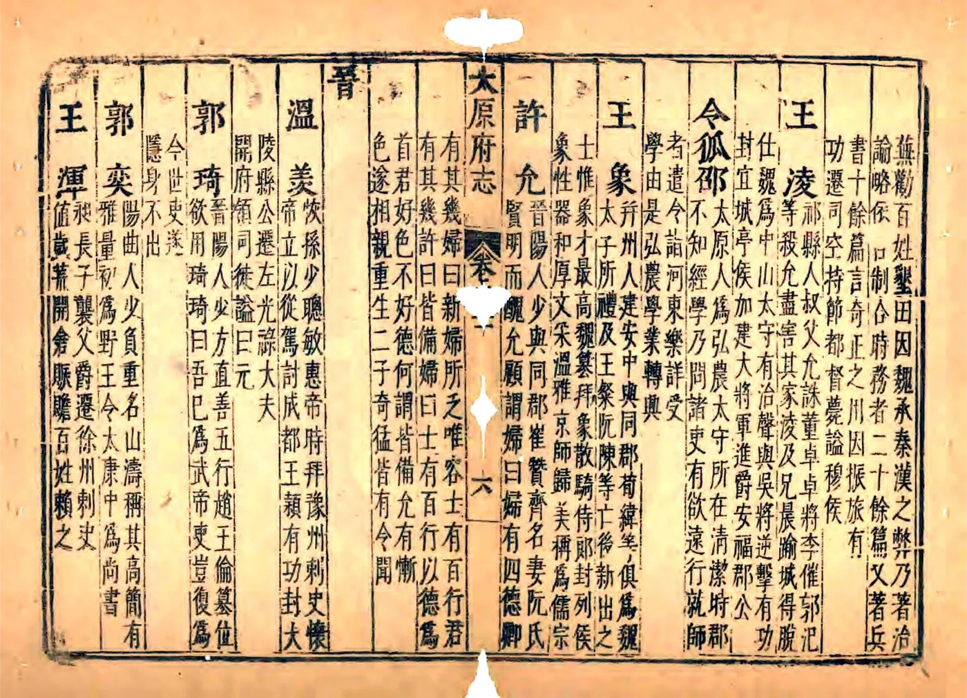 太原府志（万历） 在线预览第6页