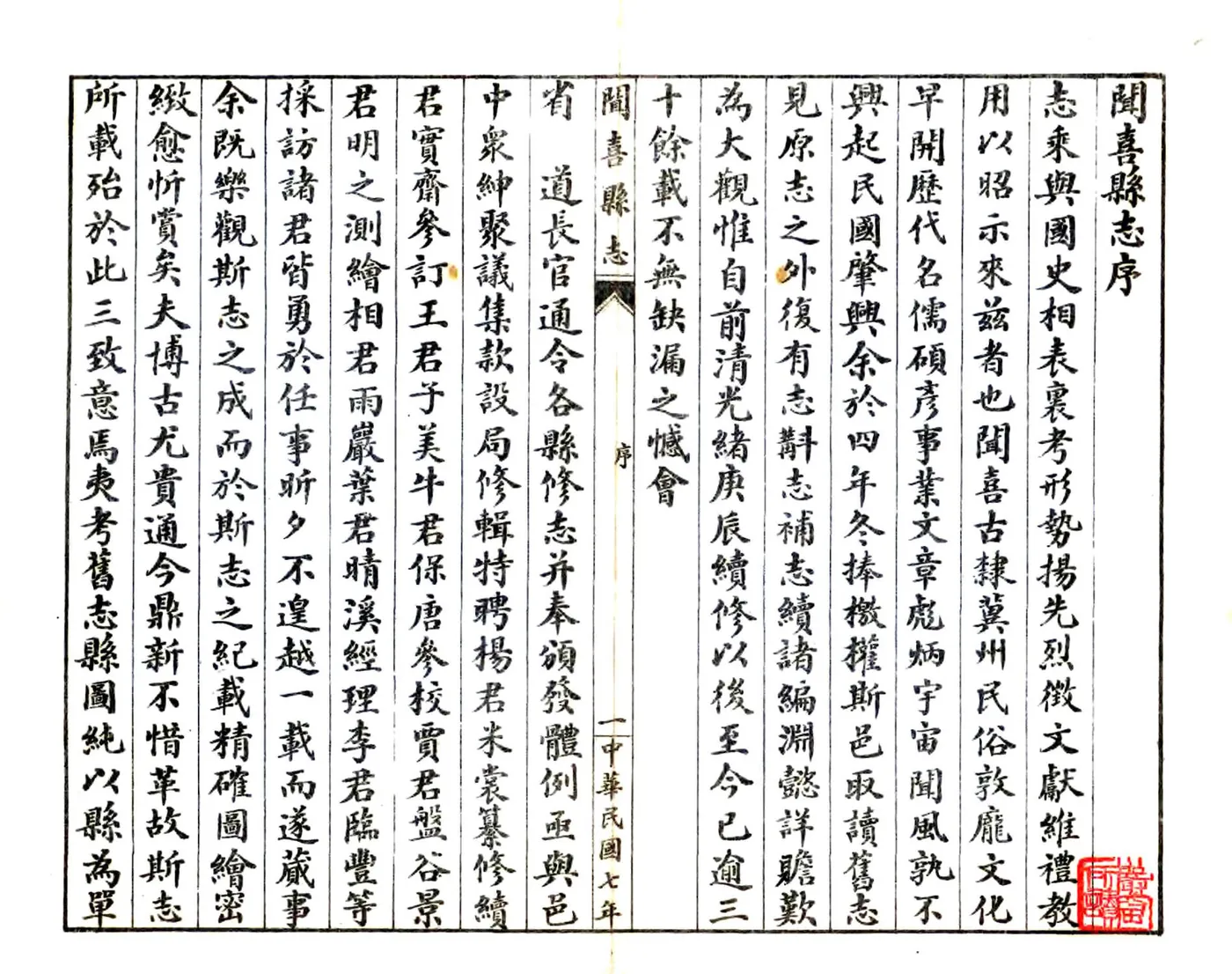闻喜县志（民国） 在线预览第2页